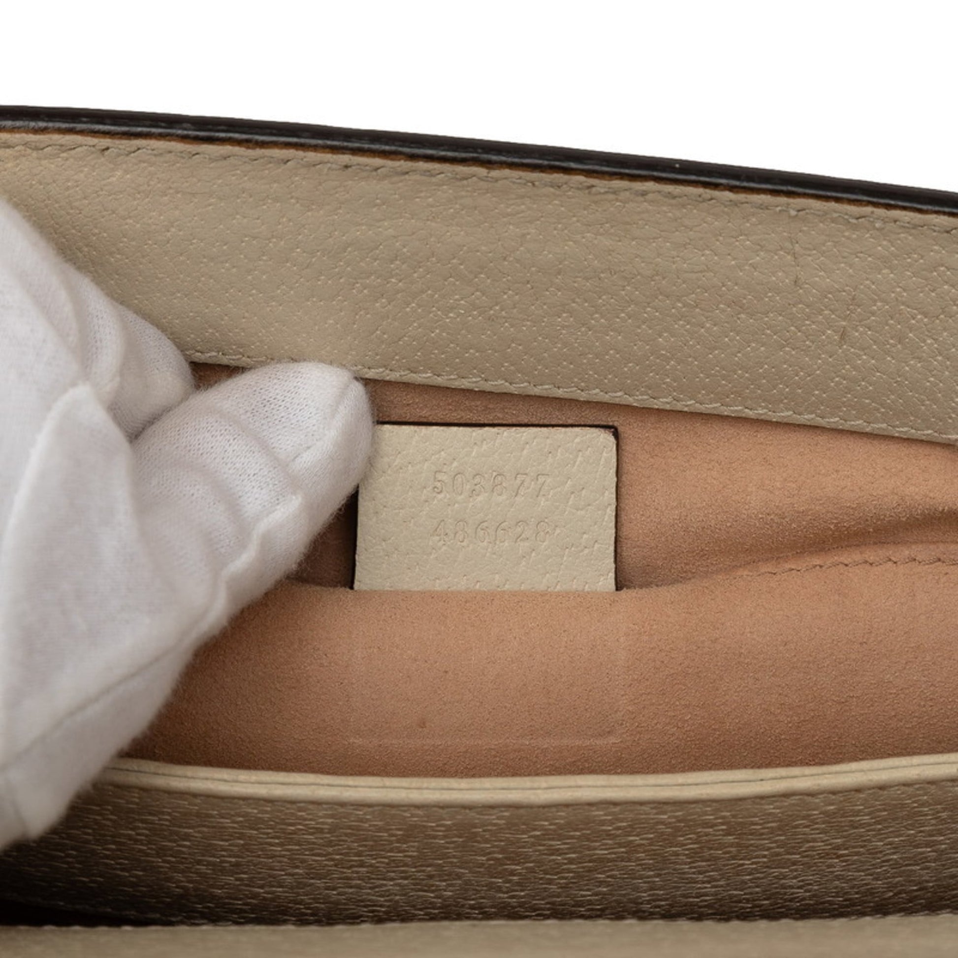 Gucci Beige Multi-Color Leather Shoulder Bag