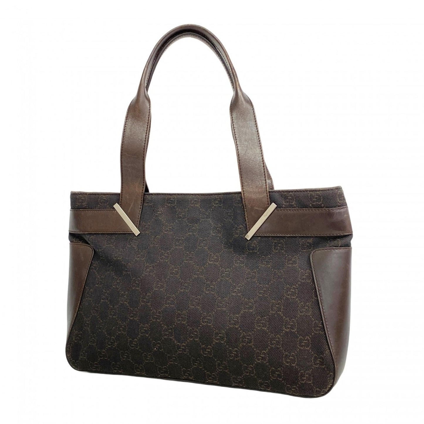 Gucci Brown Denim Tote Bag