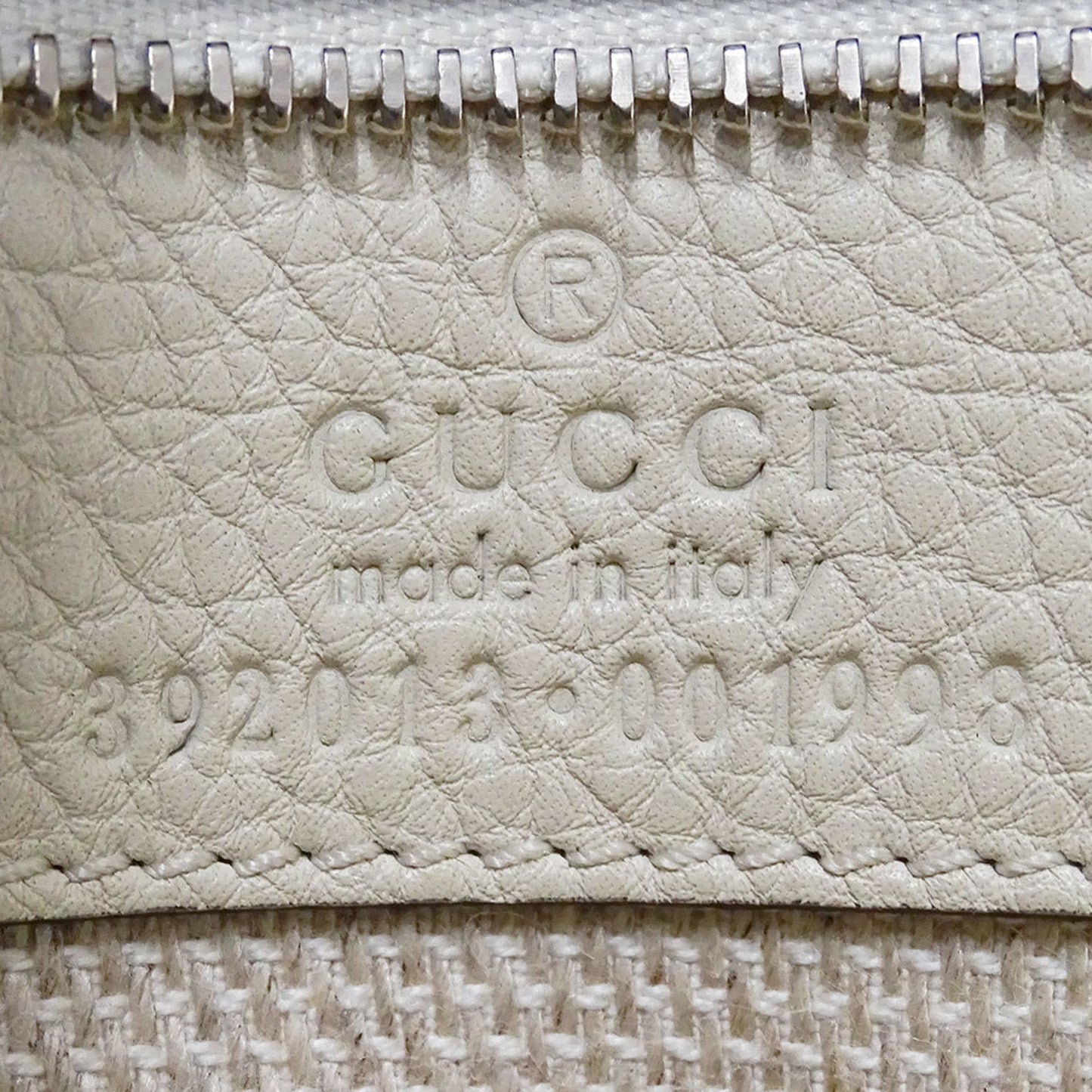 Gucci Ivory Leather Handbag Shoulder Bag