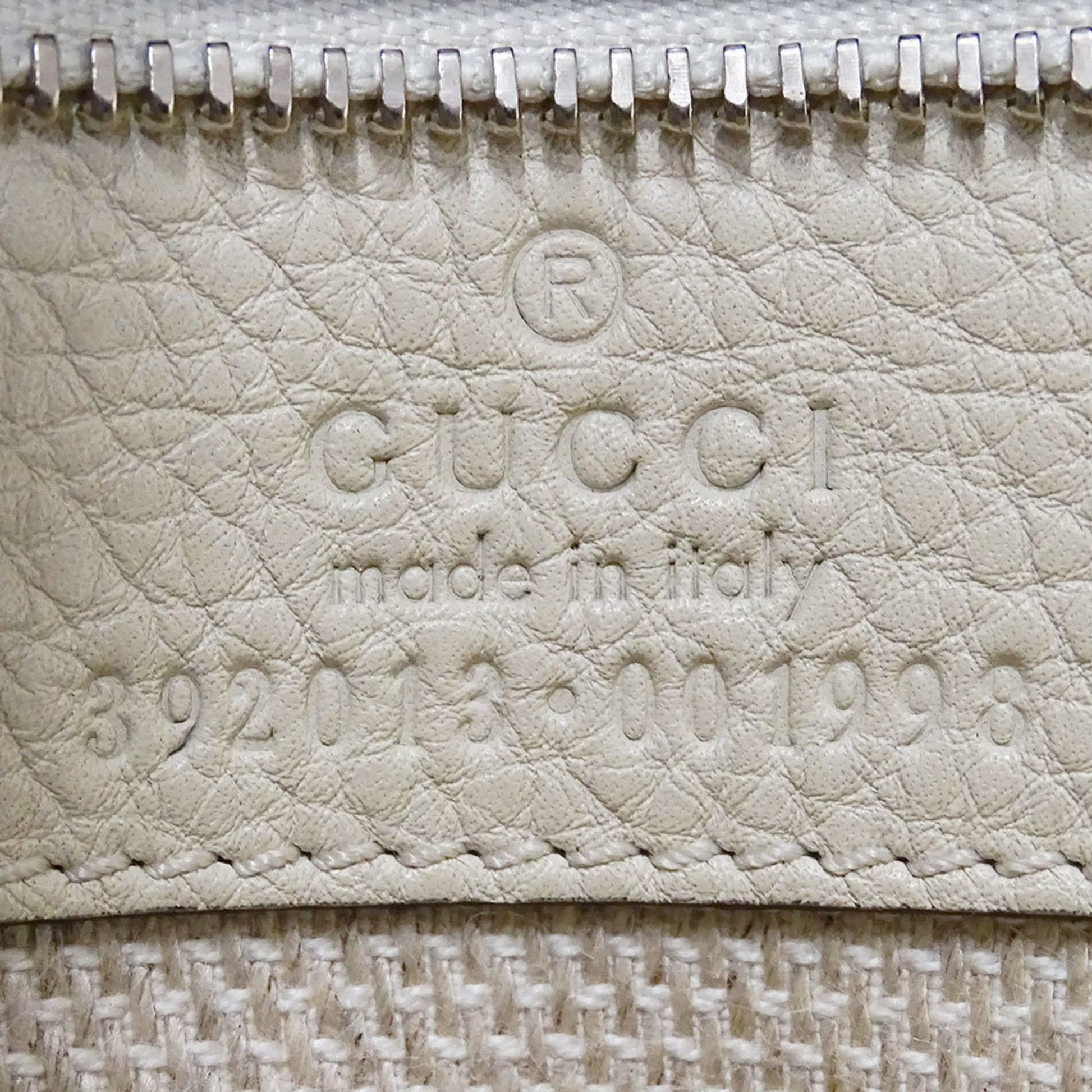 Gucci Ivory Leather Handbag Shoulder Bag