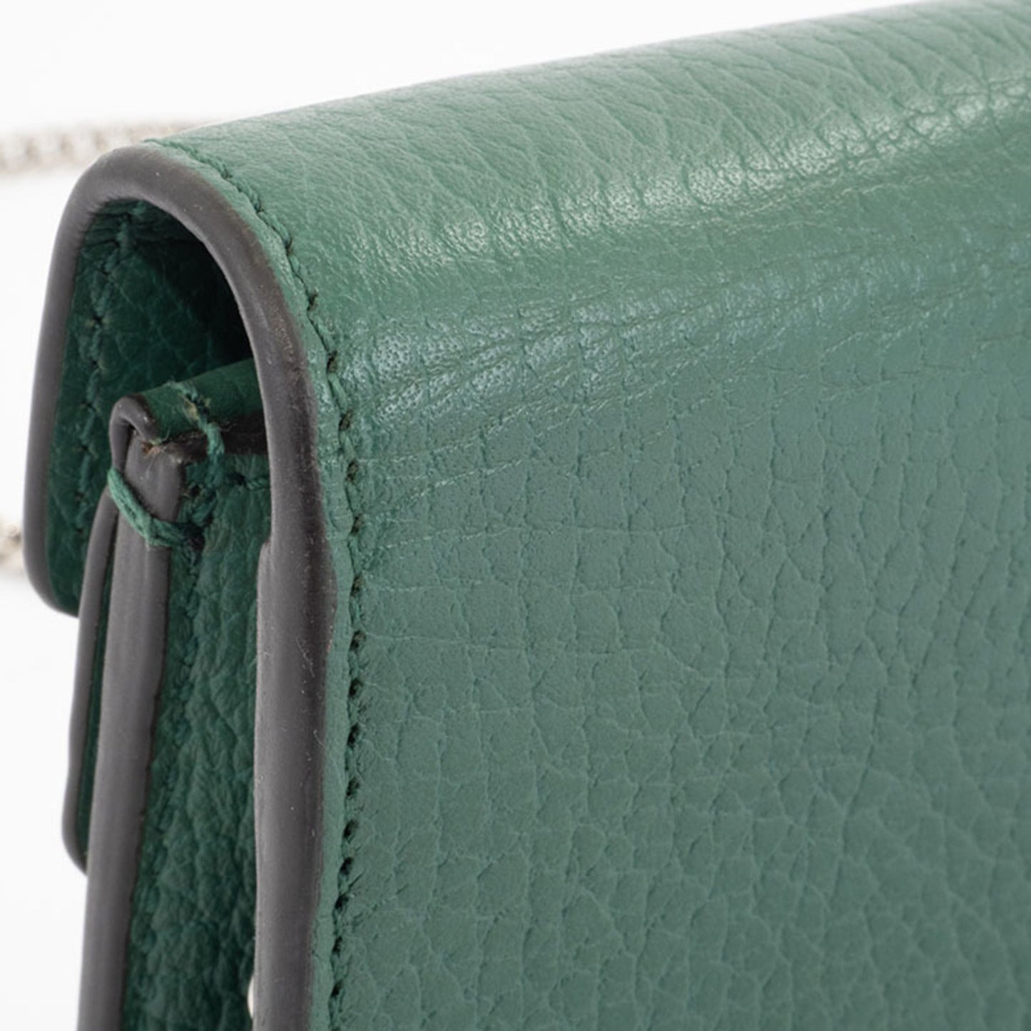 Gucci Green Leather Shoulder Bag