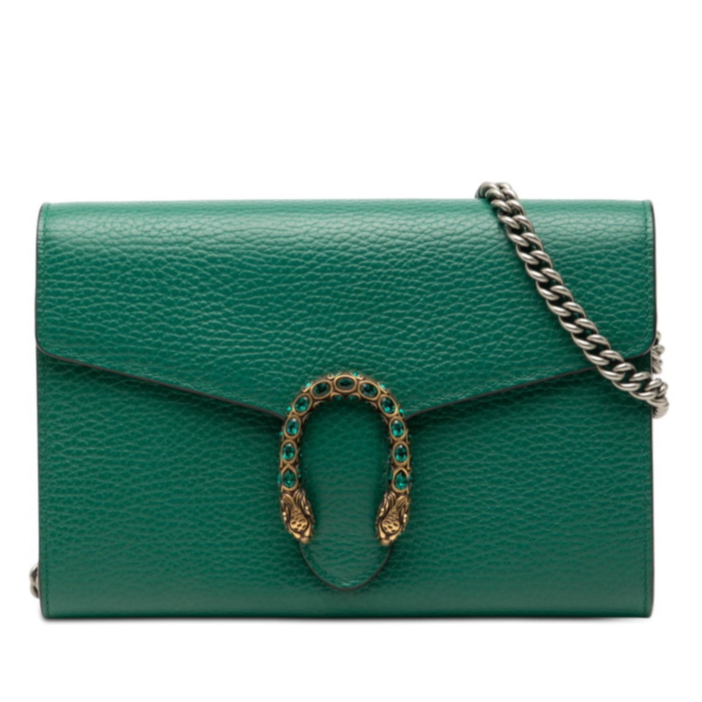 Gucci Green Leather Shoulder Bag