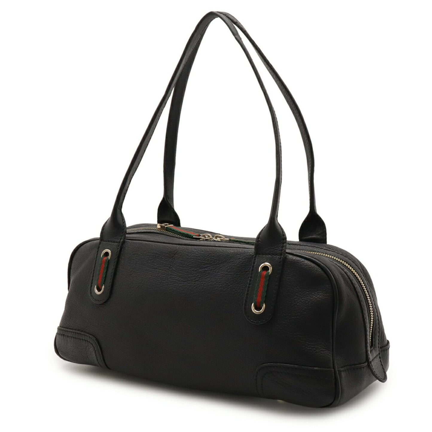 Gucci Black Leather Shoulder Bag