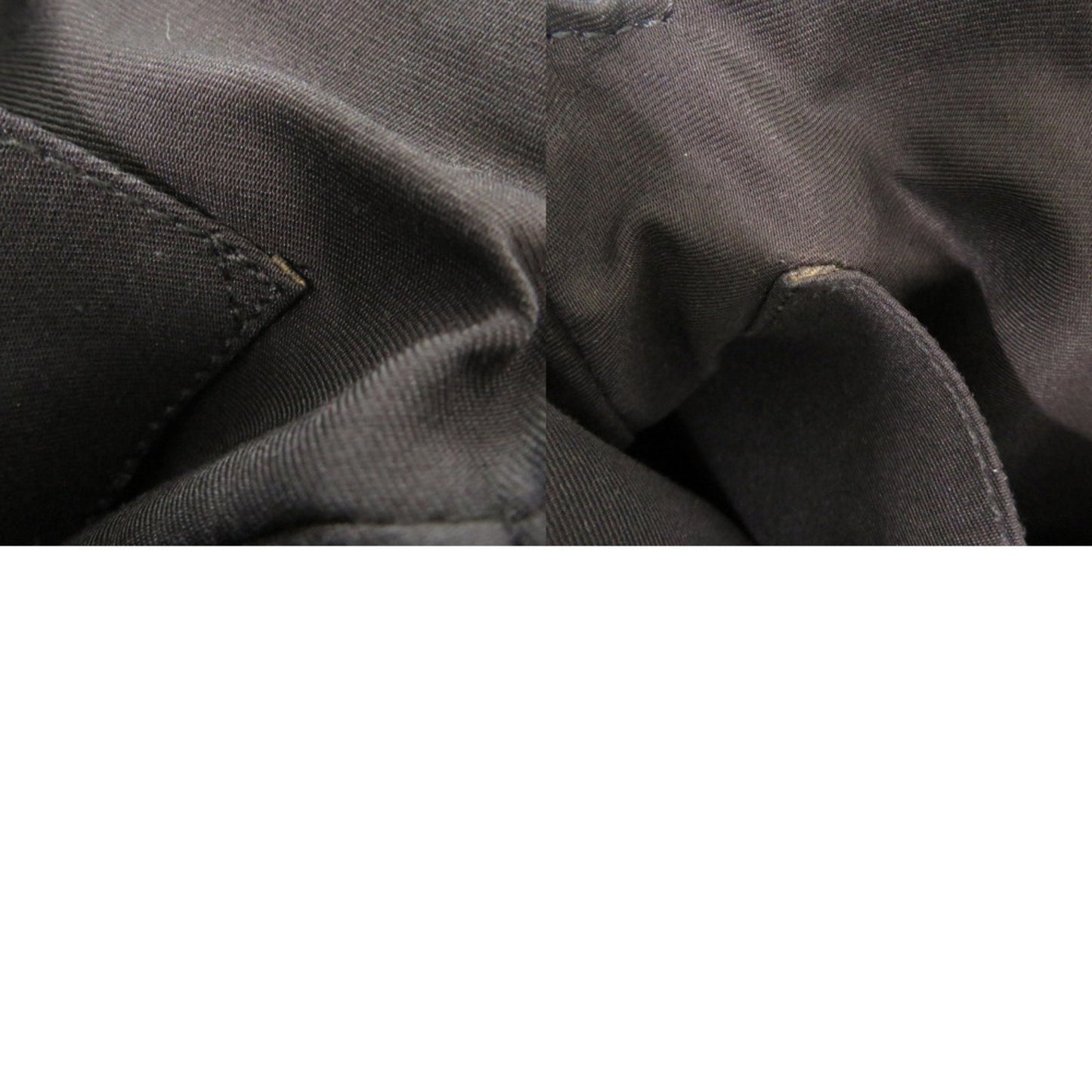 Gucci Gg Canvas Black Gg Canvas Leather Shoulder Bag