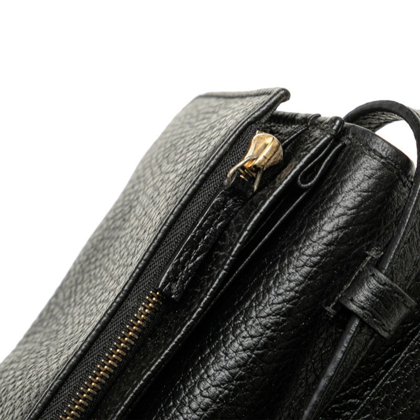 Gucci Black Leather Shoulder Bag