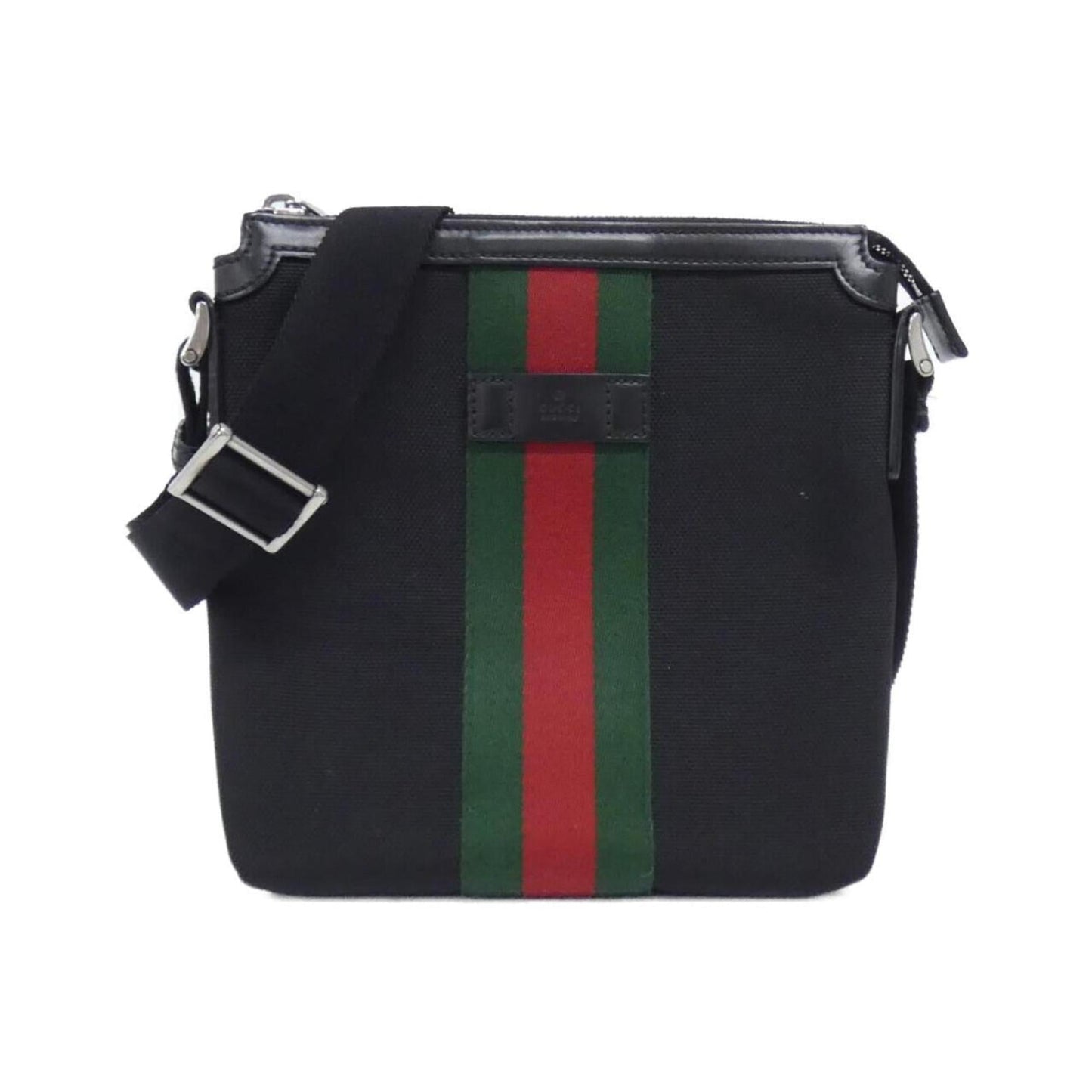 Gucci Black Canvas Shoulder Bag