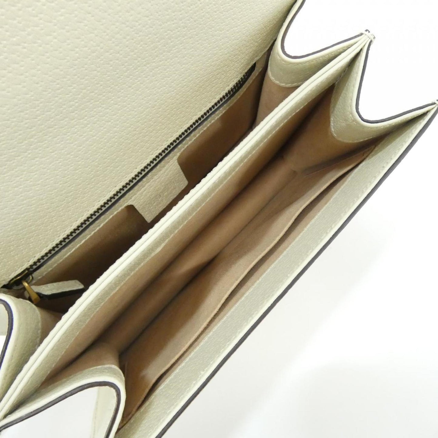 Gucci White Leather Handbag