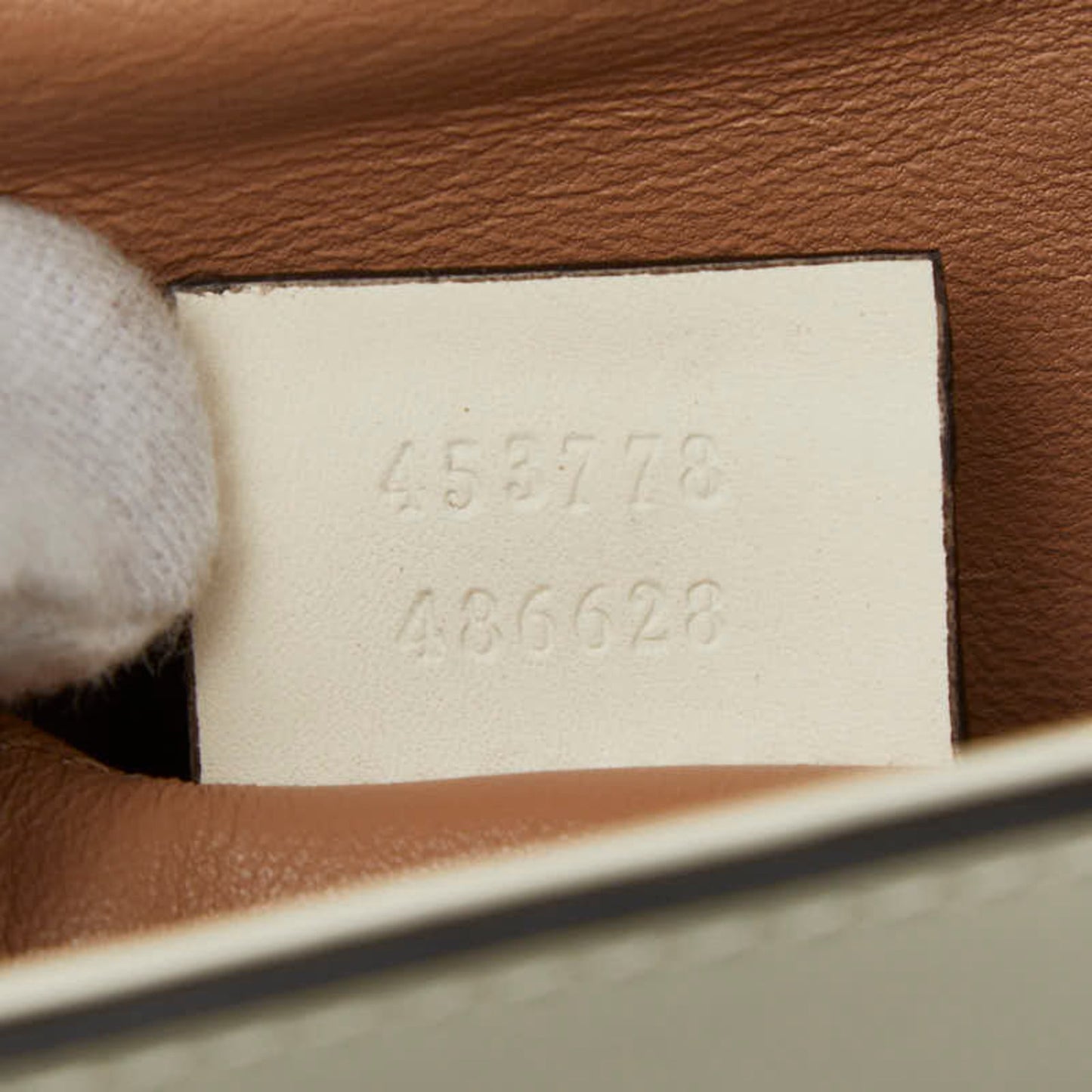 Gucci Multi-Color White Leather Handbag Shoulder Bag