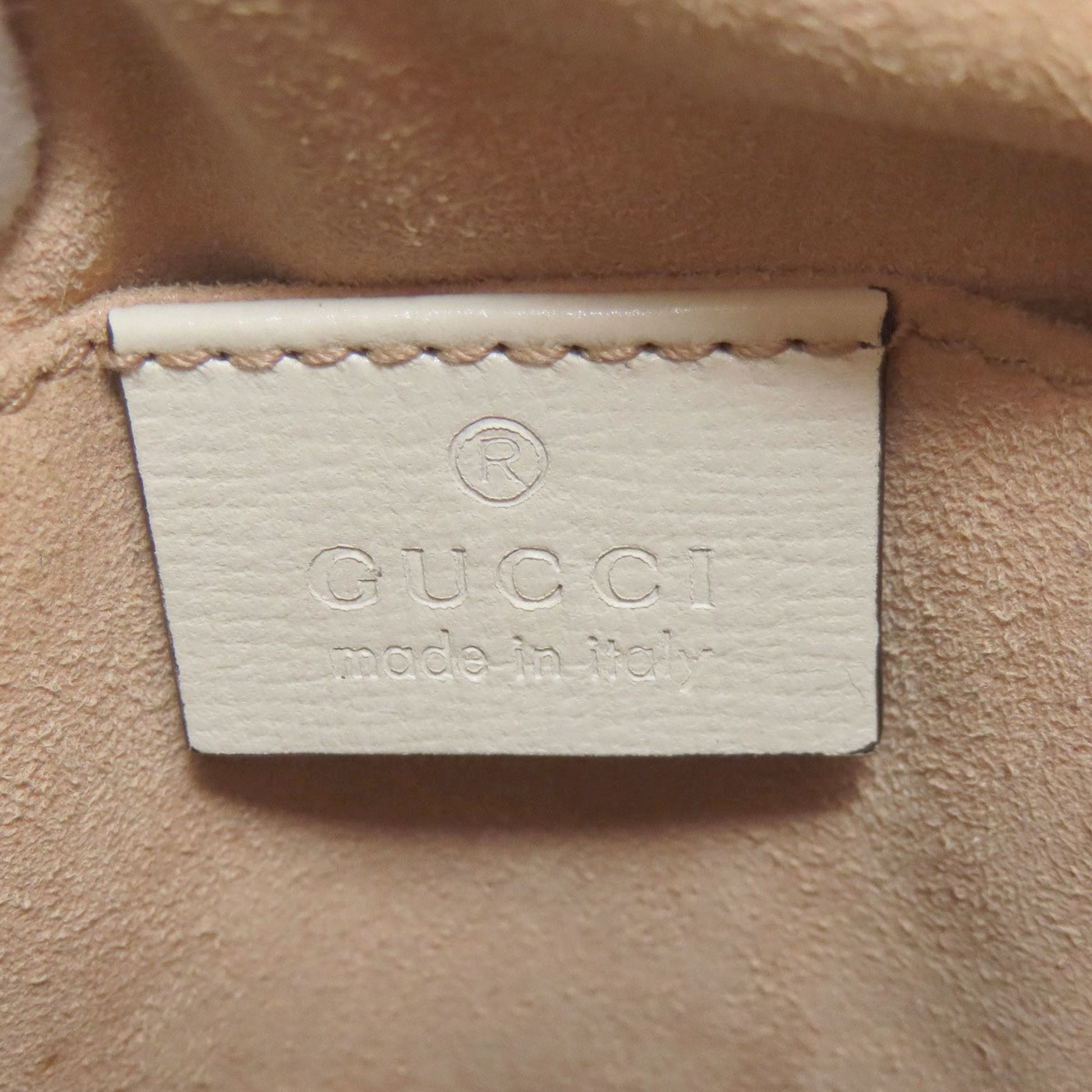 Gucci Horsebit Brown White Gg Canvas Shoulder Bag