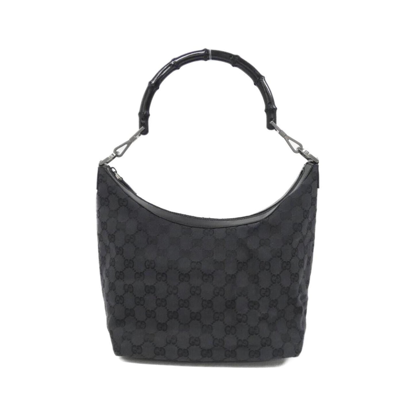 Gucci Black Gg Canvas Shoulder Bag