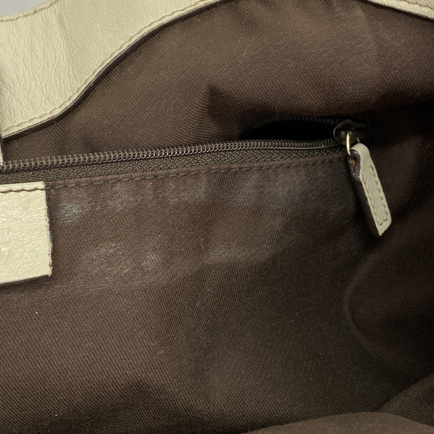 Gucci Brown Canvas Tote Bag