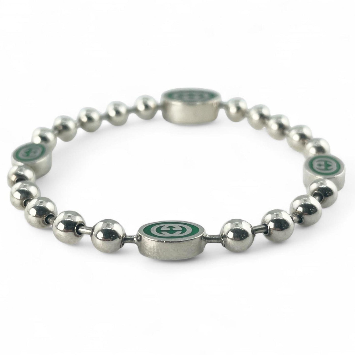 Gucci Green Charm Bracelet