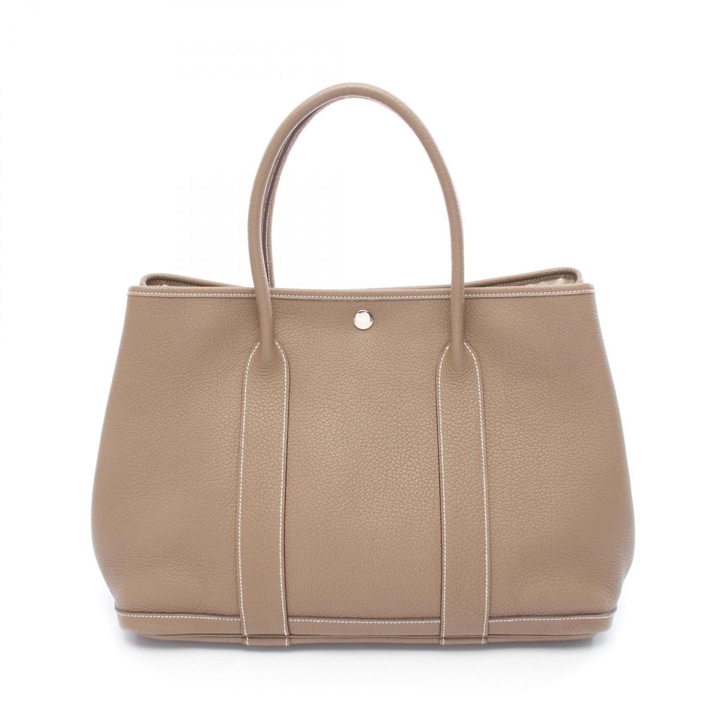 Hermes Negonda Tote Bag Leather Brown Leather Tote Bag