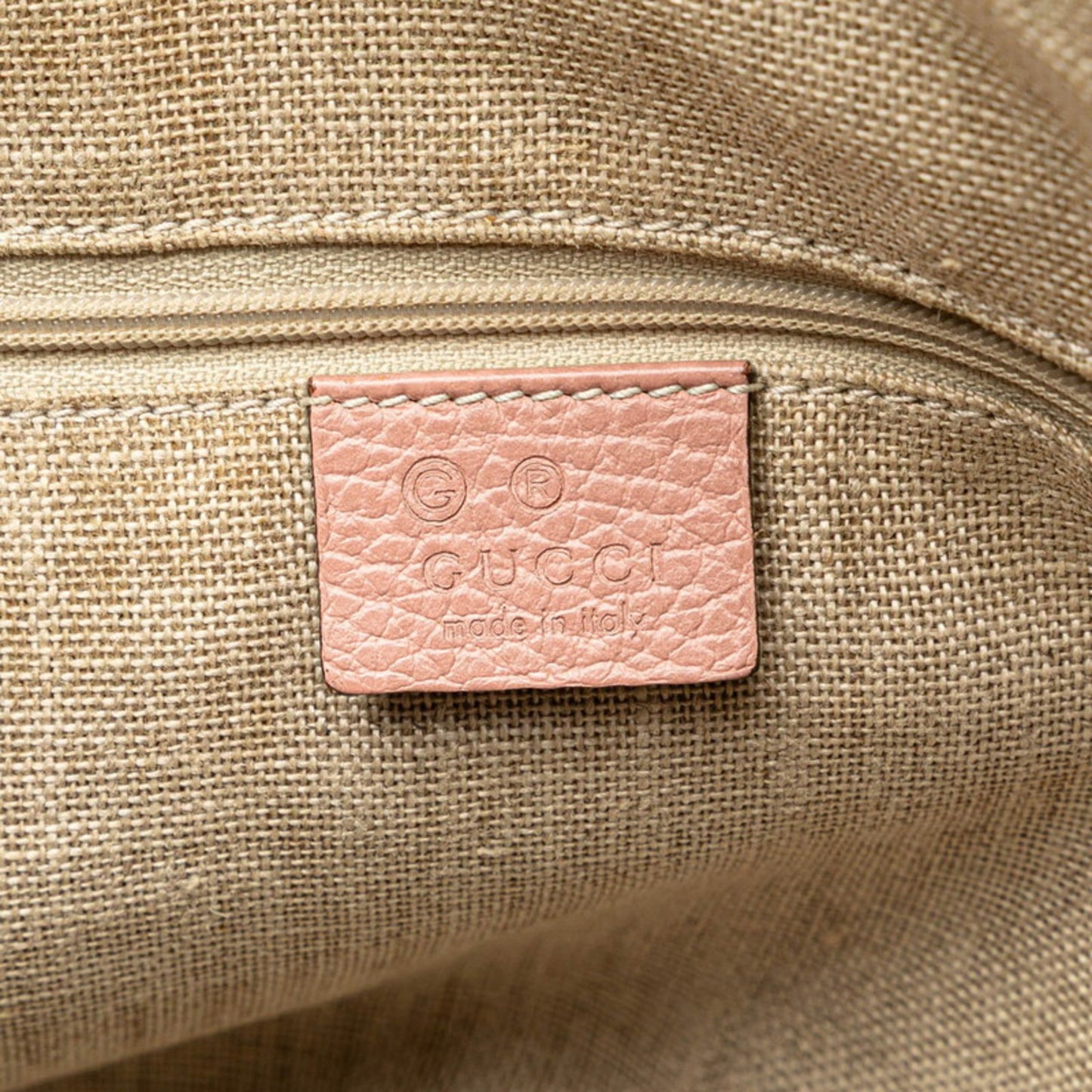 Gucci Pink Leather Handbag Shoulder Bag
