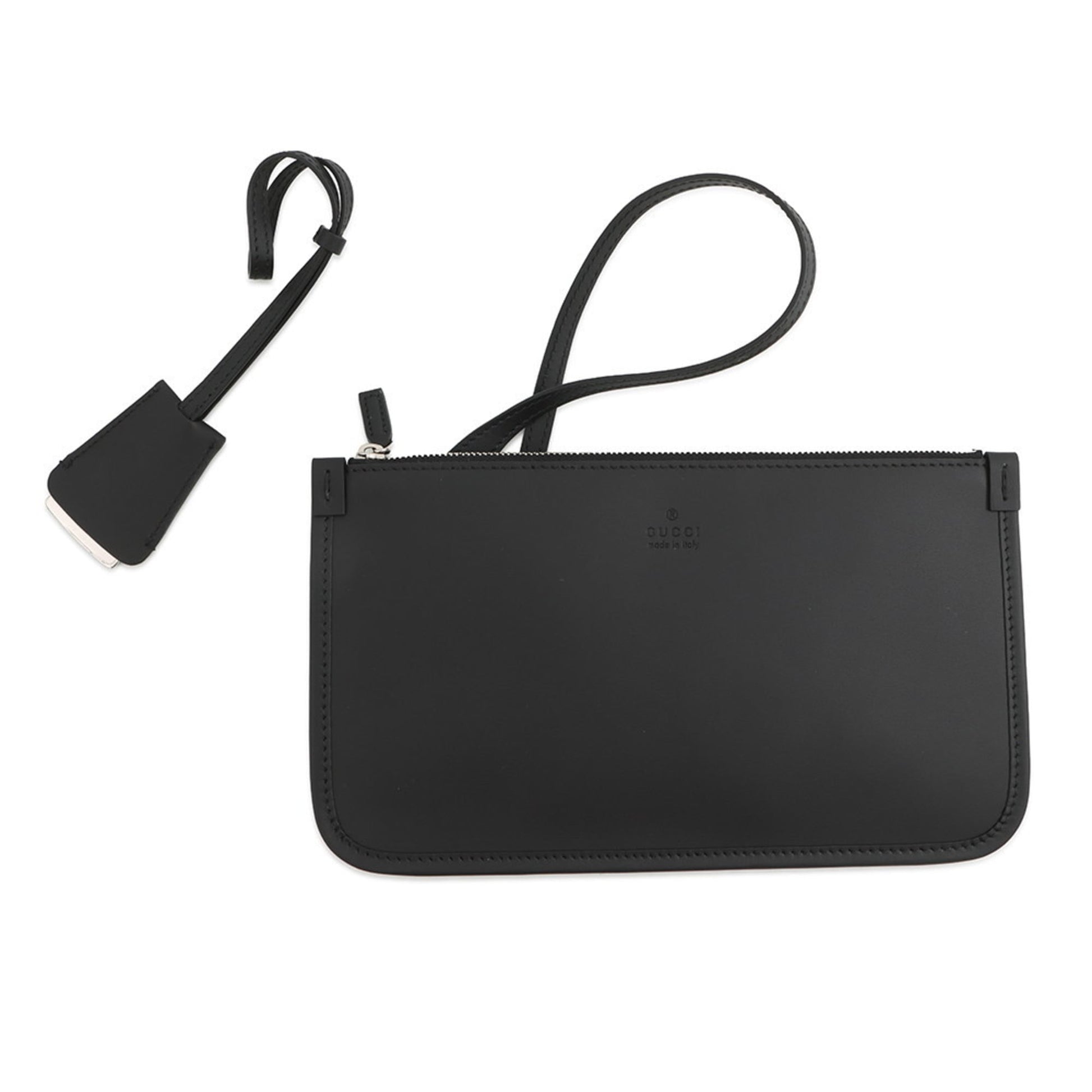Gucci Black Gg Leather Tote Bag