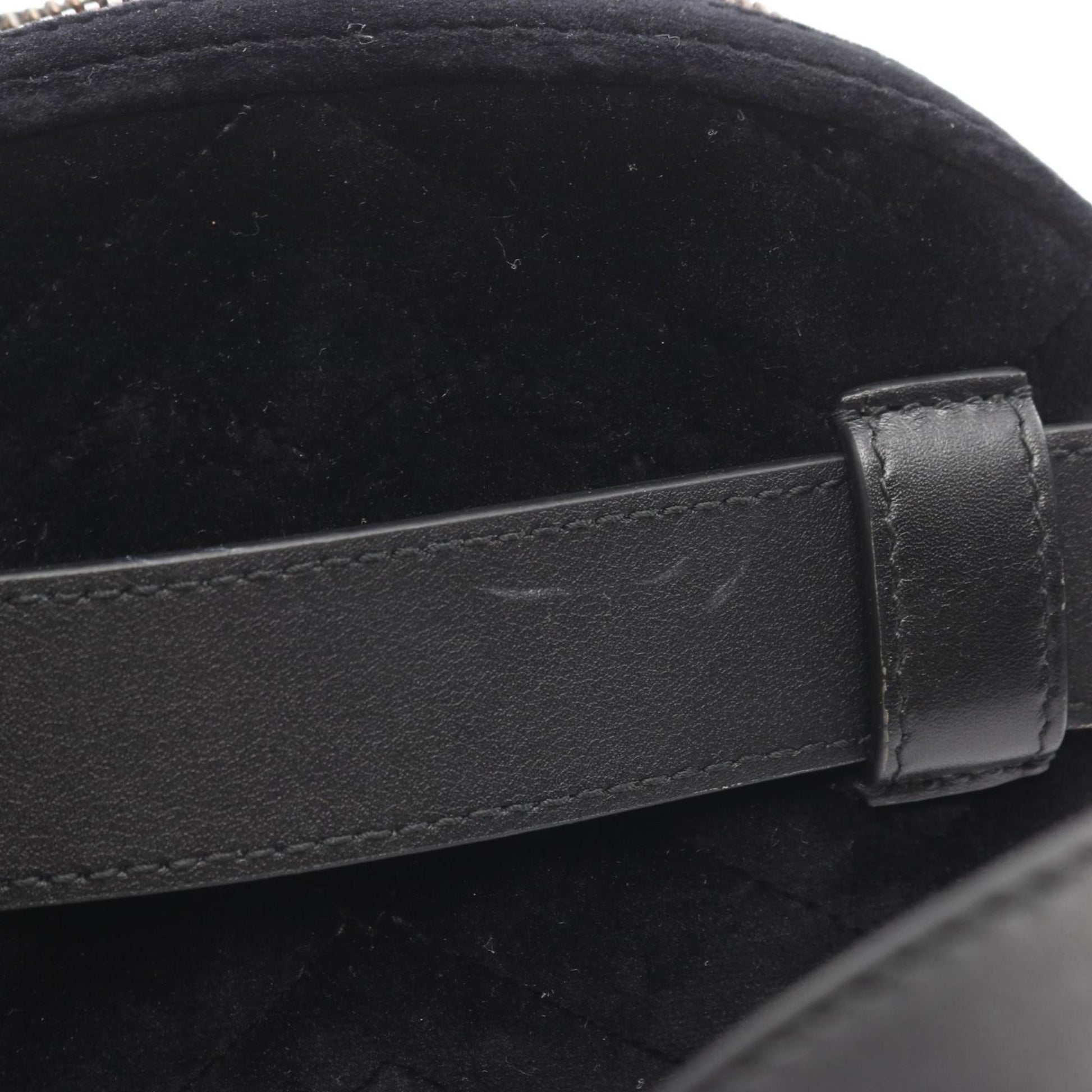 Gucci Black Fabric Leather Fanny Pack