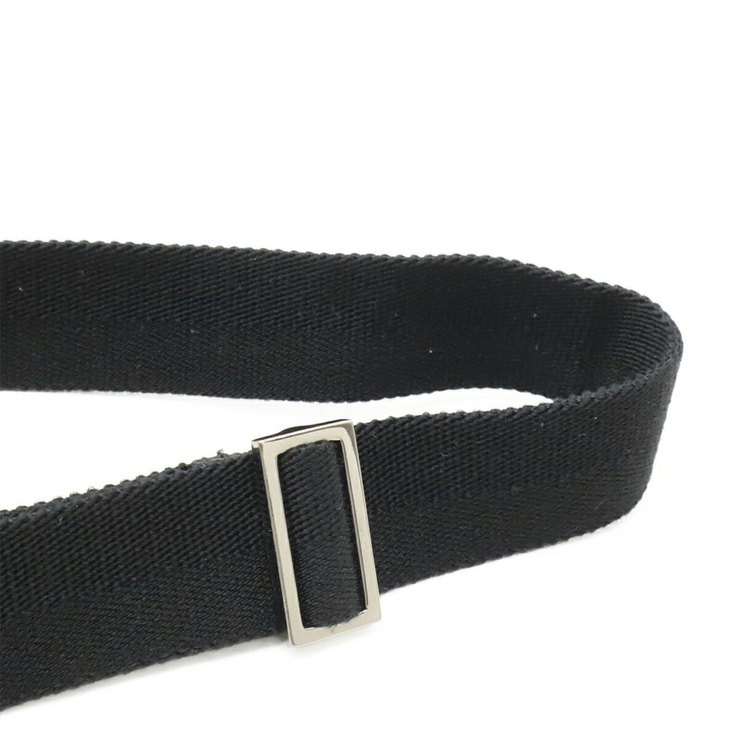 Gucci Black Gg Canvas Leather Shoulder Bag