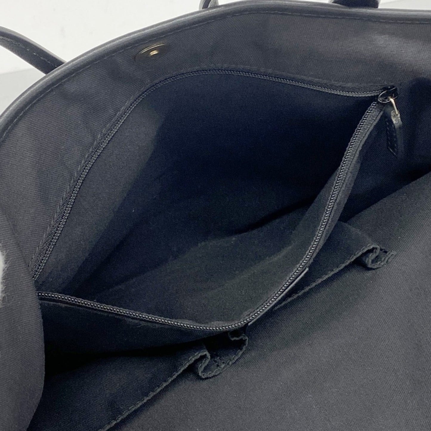 Gucci Black Canvas Tote Bag