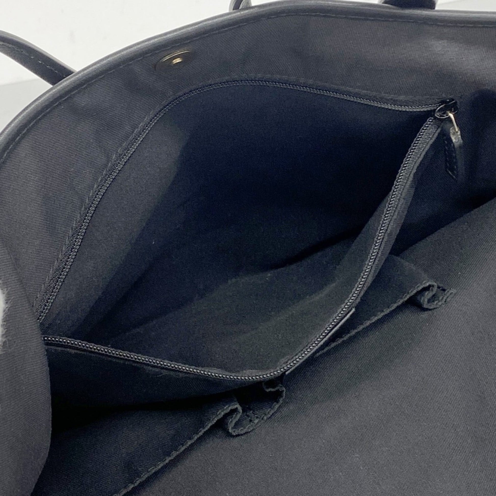 Gucci Black Canvas Tote Bag