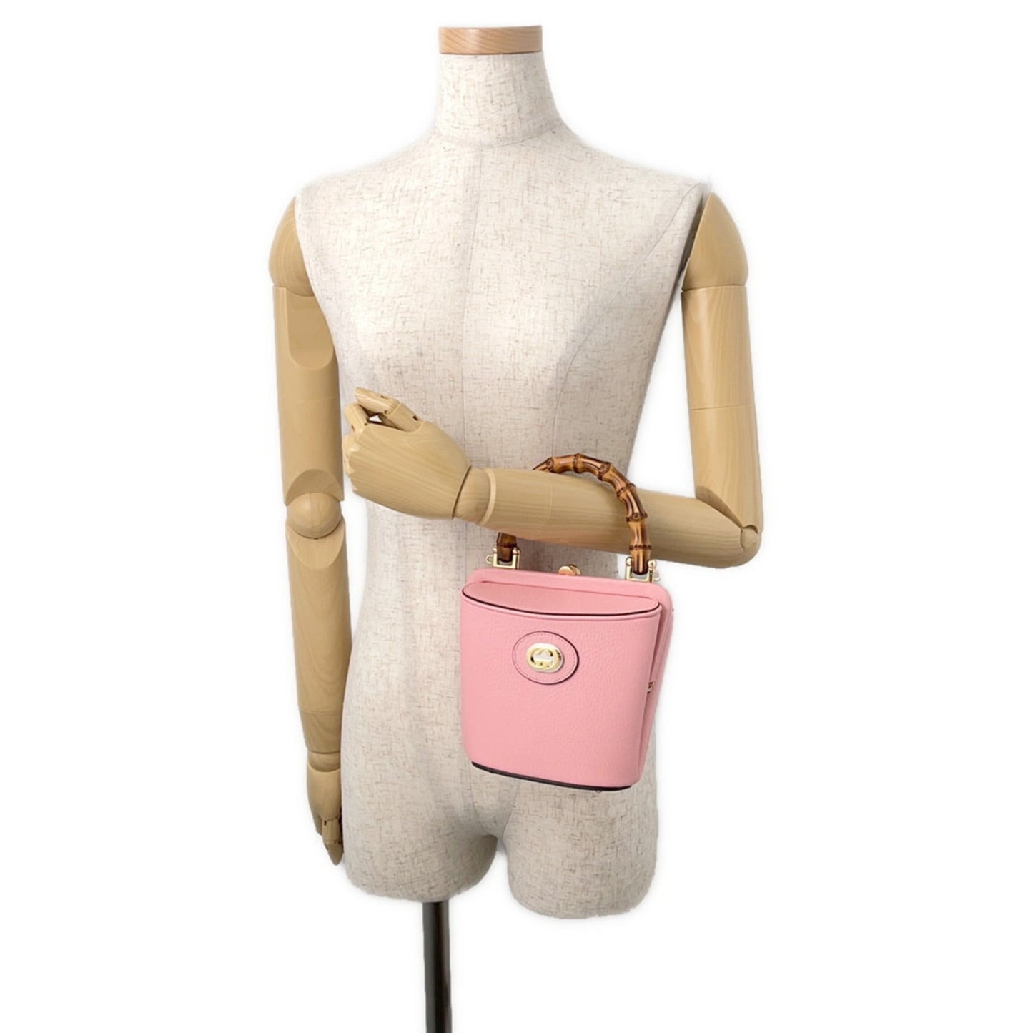 Gucci Pink Leather Handbag