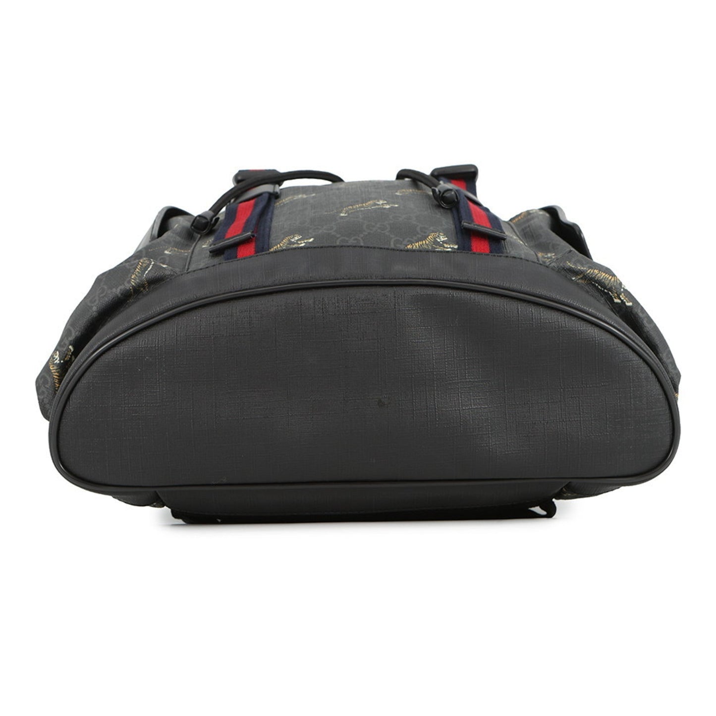 Gucci Sherry Line Black Gg Supreme Leather Backpack