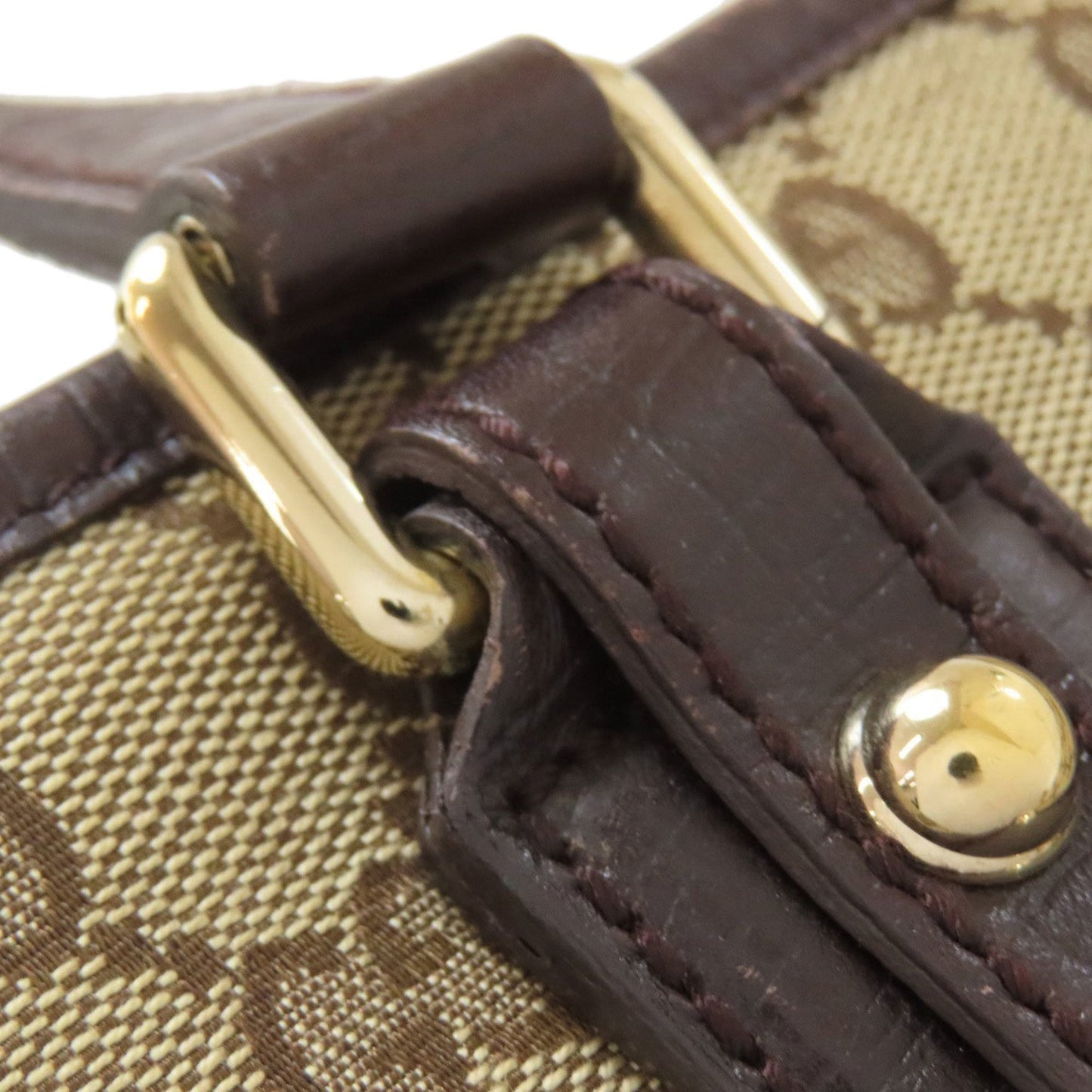 Gucci Brown Canvas Tote Bag