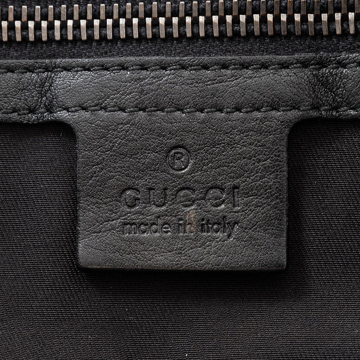 Gucci Black Leather Shoulder Bag