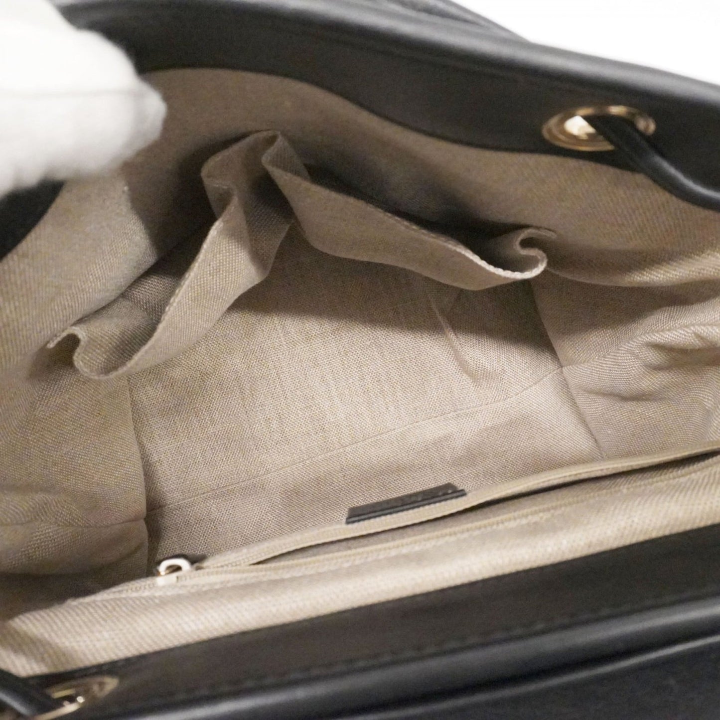 Gucci Black Leather Backpack