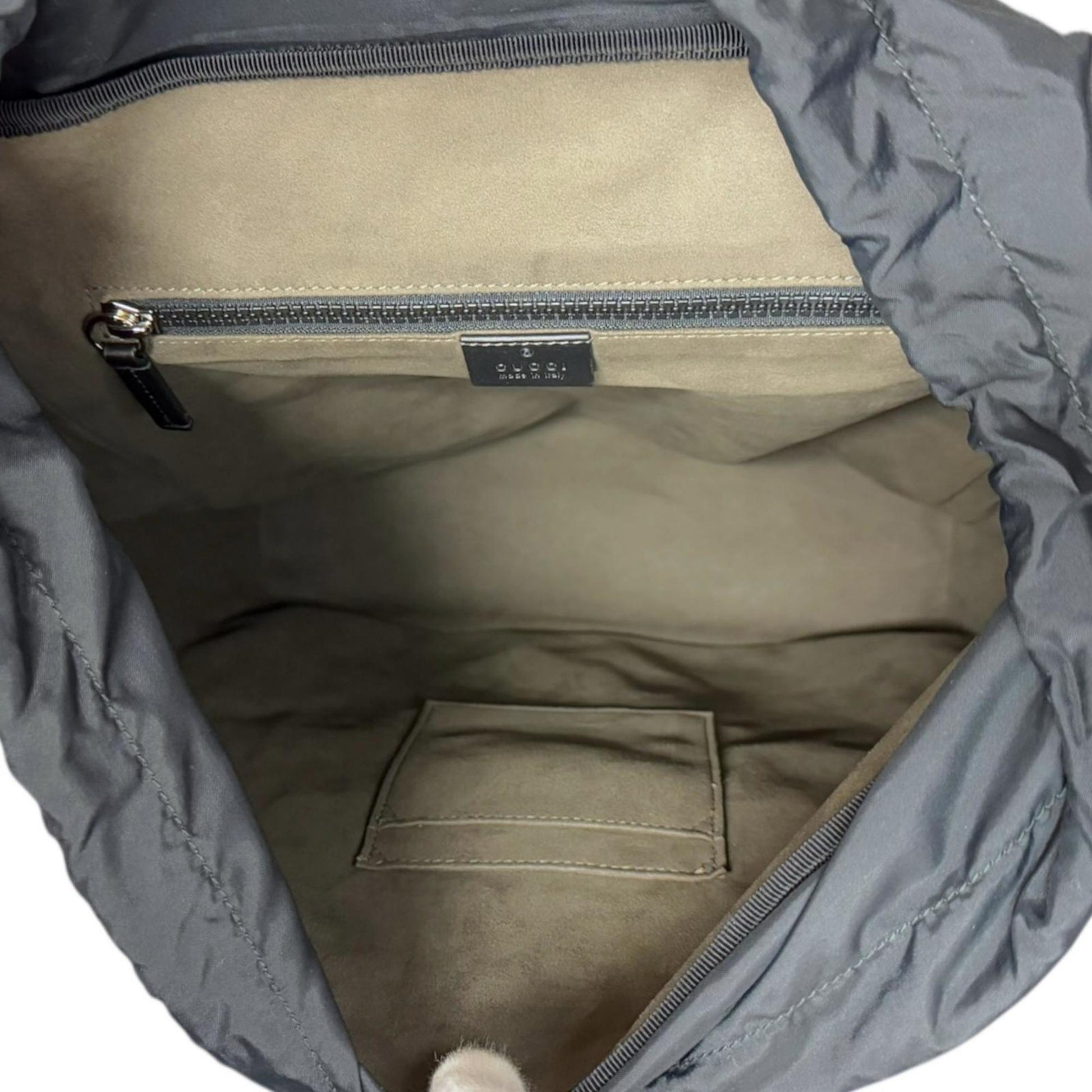 Gucci Black Brown Gg Supreme Canvas Backpack