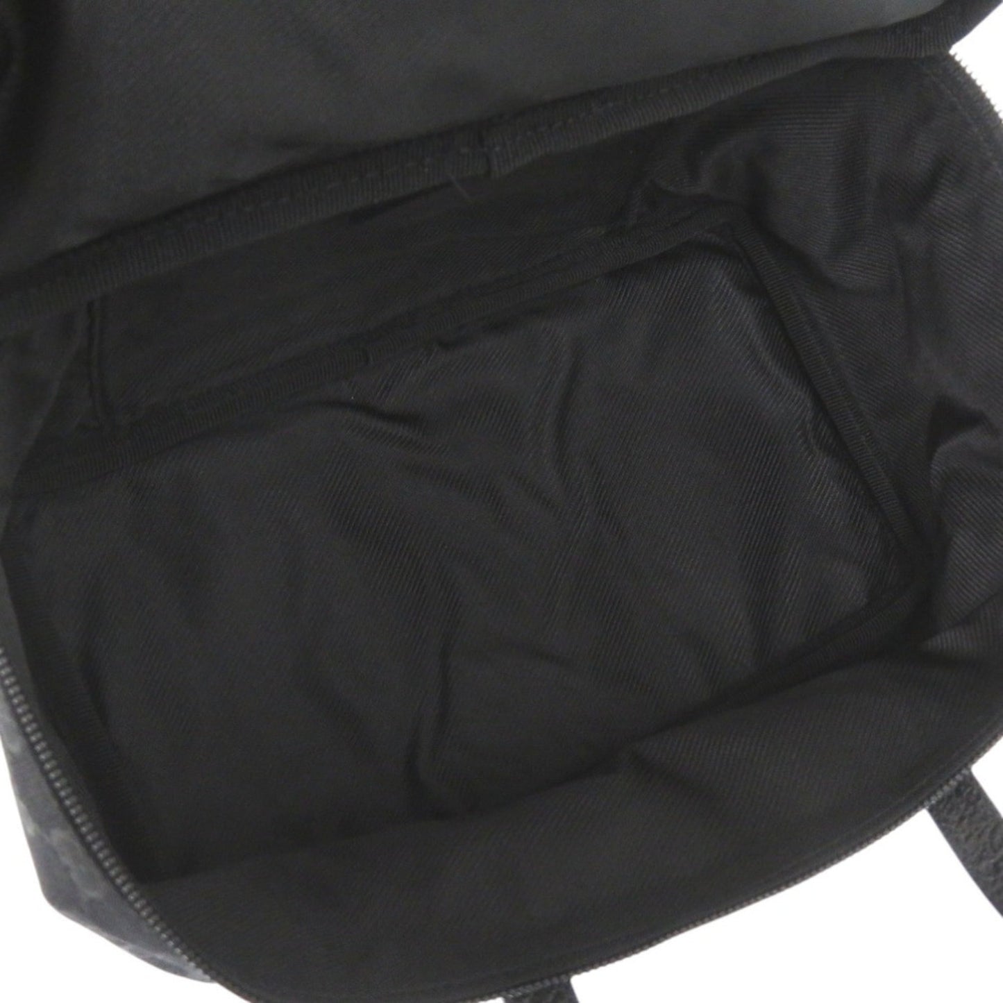 Gucci Black Gg Canvas Pouch Vanity Bag