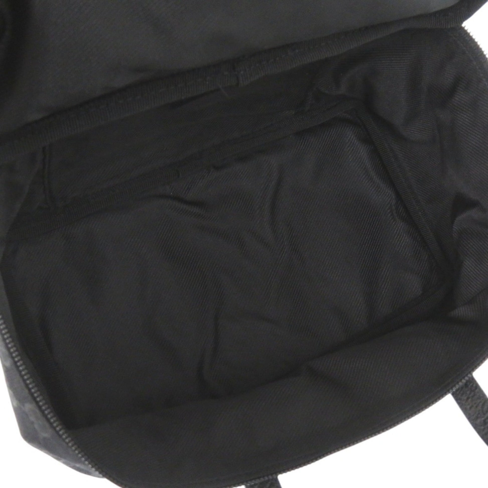 Gucci Black Gg Canvas Pouch Vanity Bag