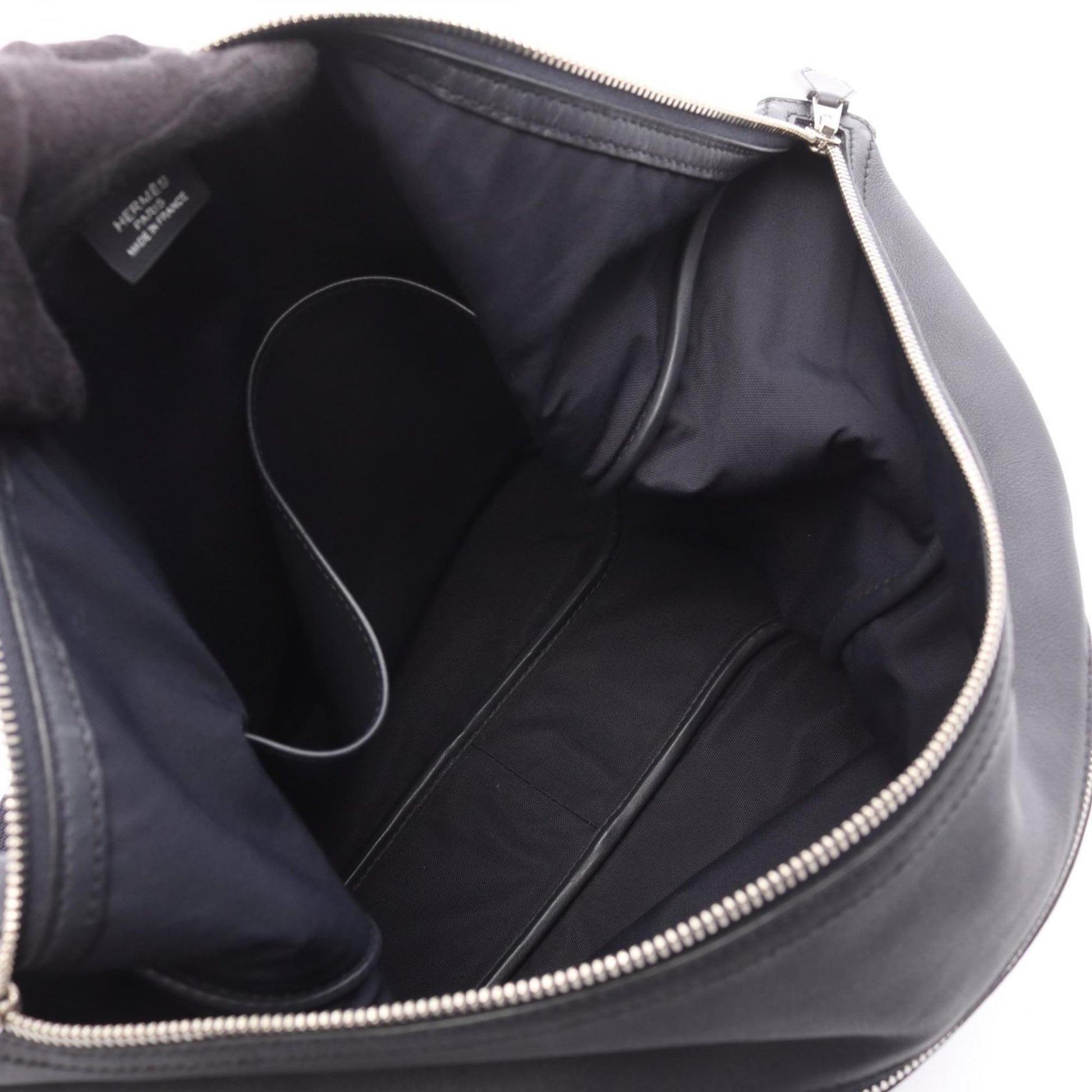 Hermes Evercalf Shoulder Bag Leather Navy