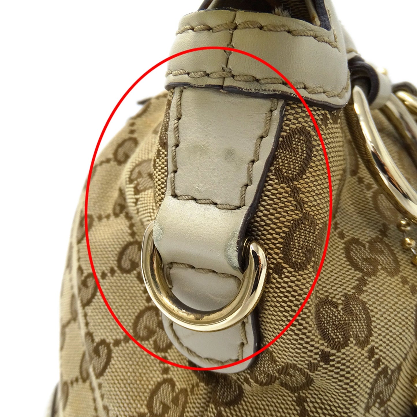 Gucci Gg Canvas Beige Brown Gg Canvas Handbag Shoulder Bag