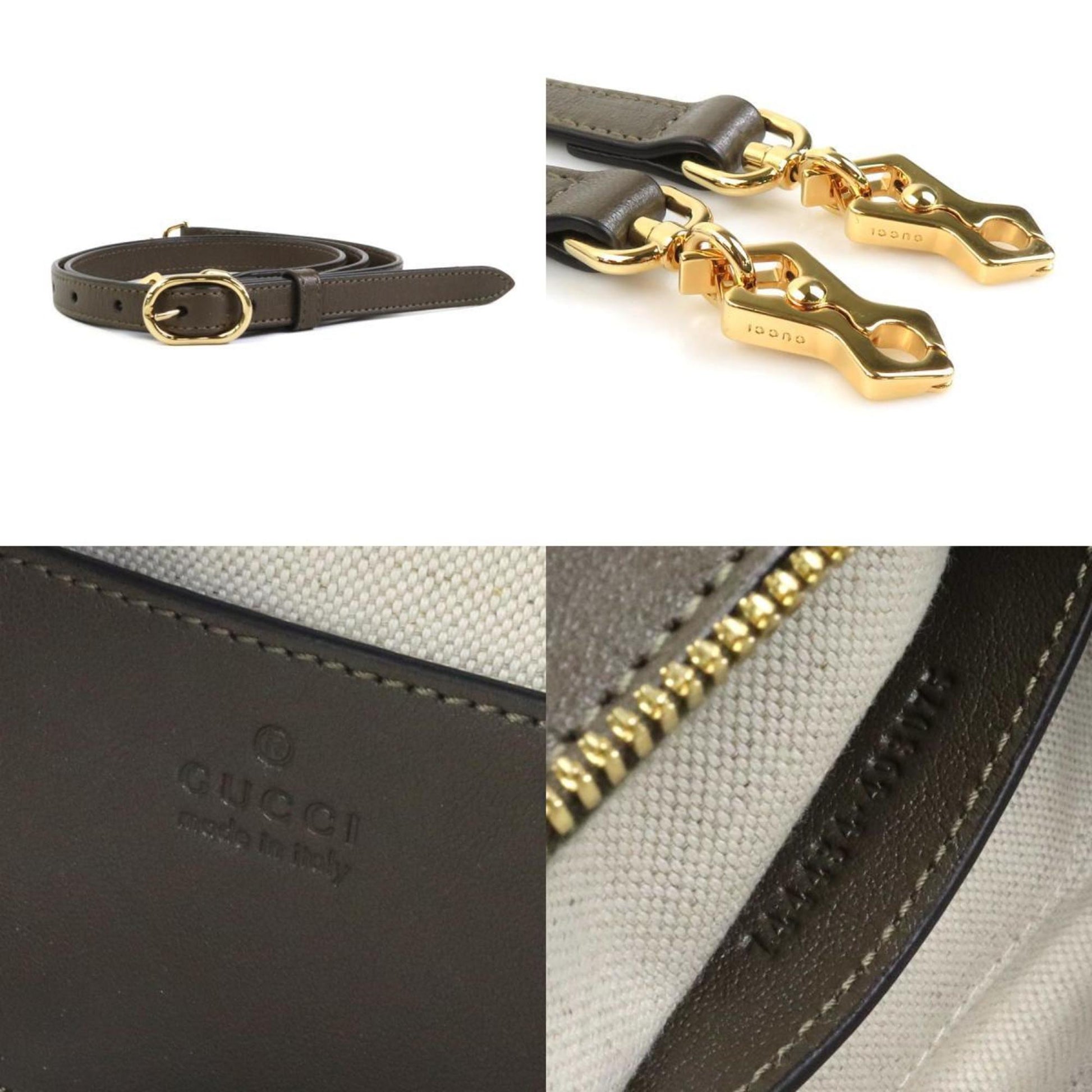 Gucci Khaki Brown Shoulder Bag