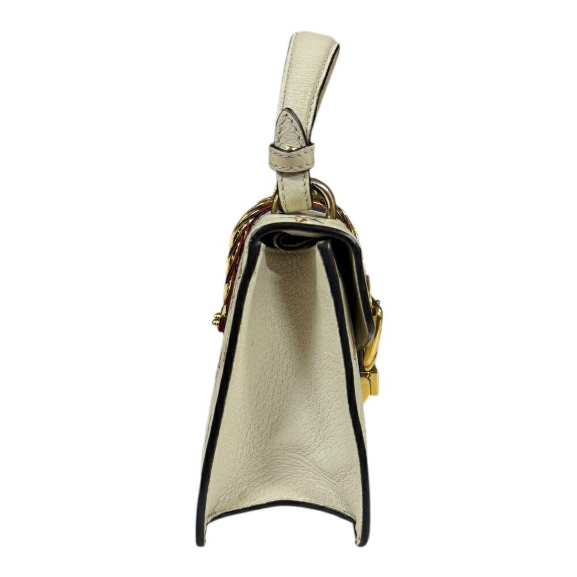 Gucci White Leather Shoulder Bag