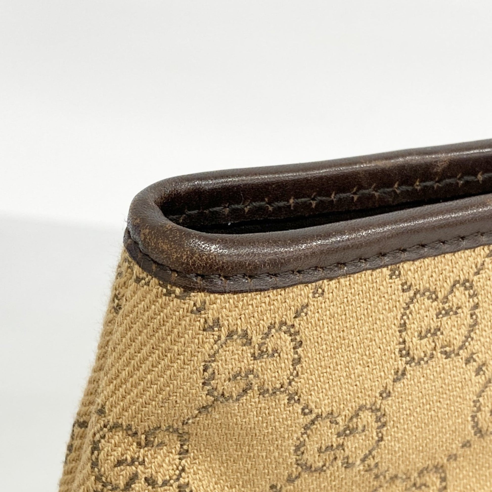 Gucci Brown Denim Tote Bag