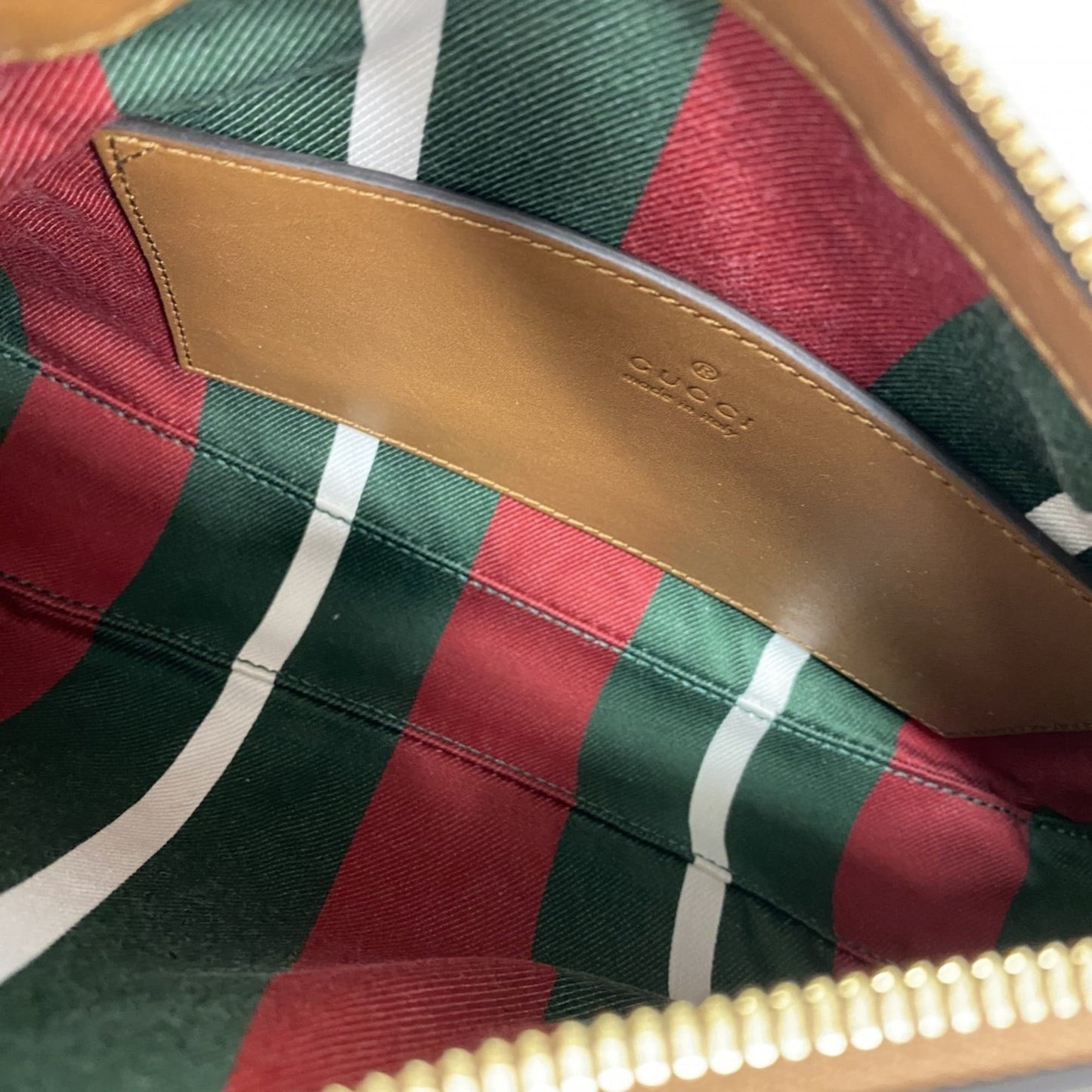 Gucci Beige Brown Pvc Handbag