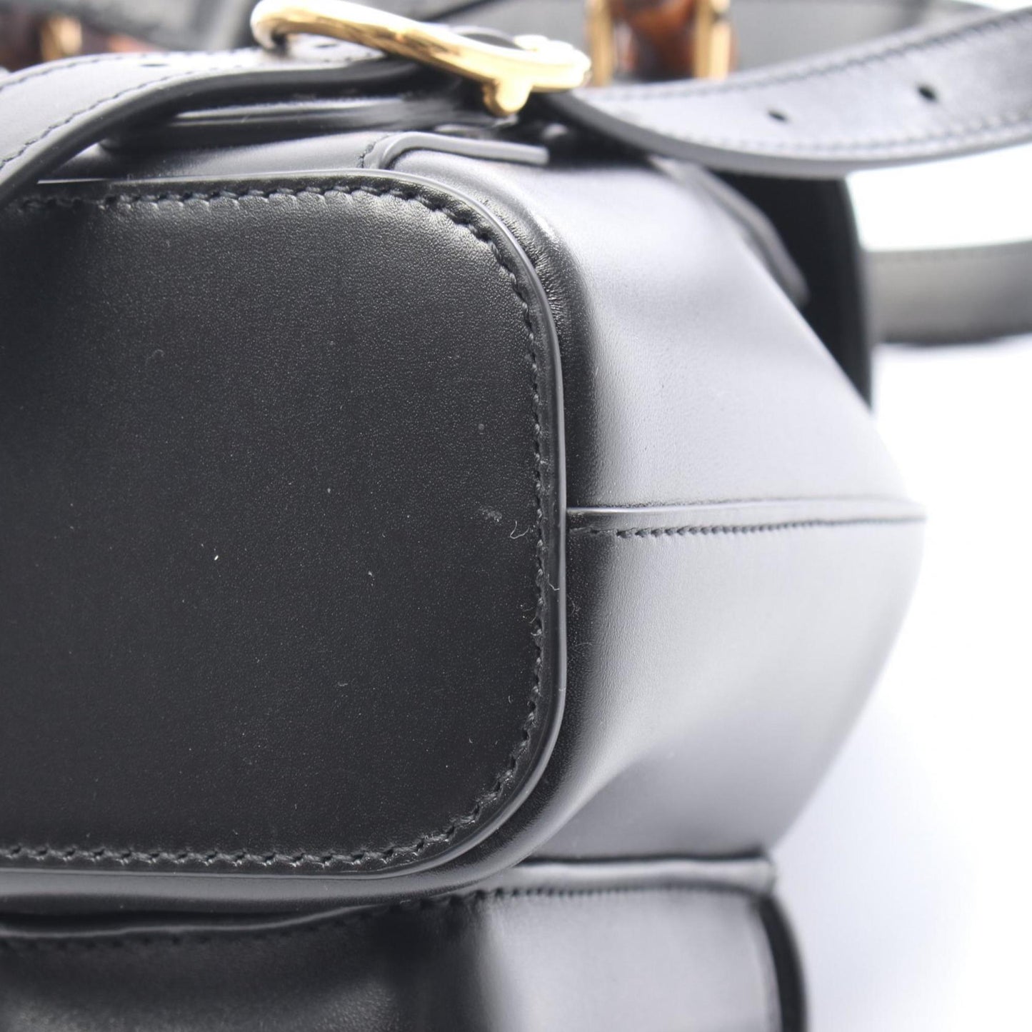 Gucci Black Leather Backpack