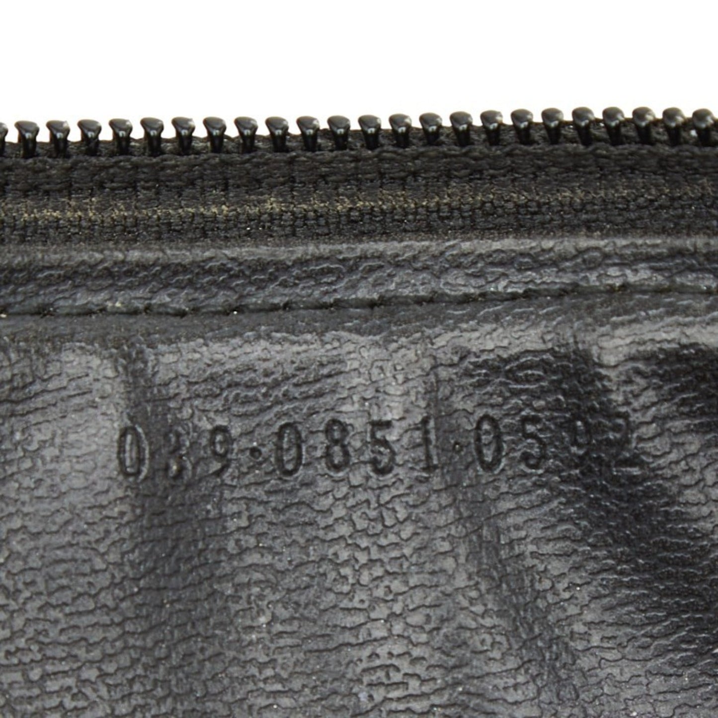 Gucci Black Nylon Leather Pouch