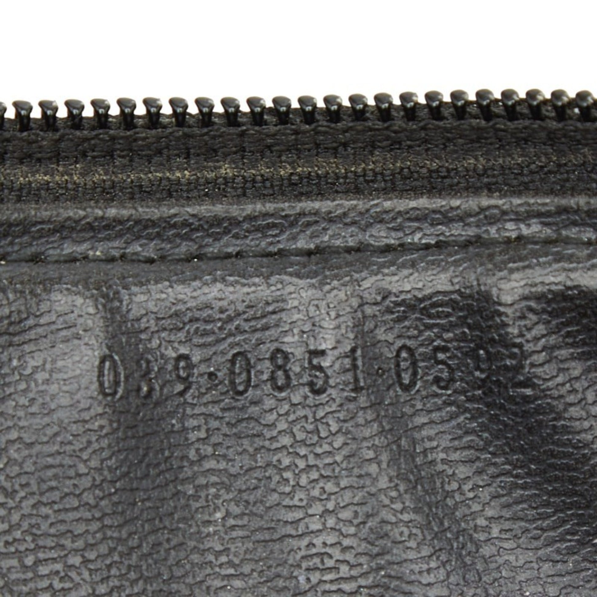 Gucci Black Nylon Leather Pouch