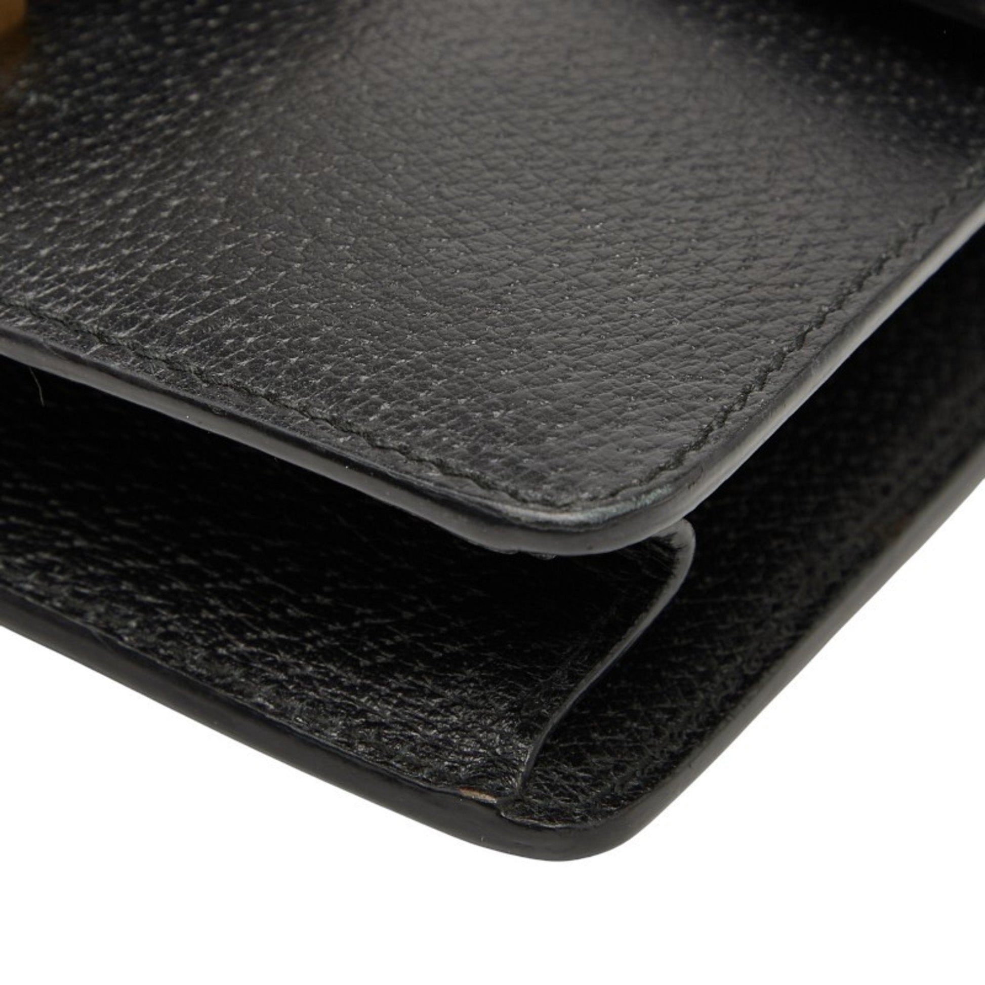 Gucci Black Leather Shoulder Bag