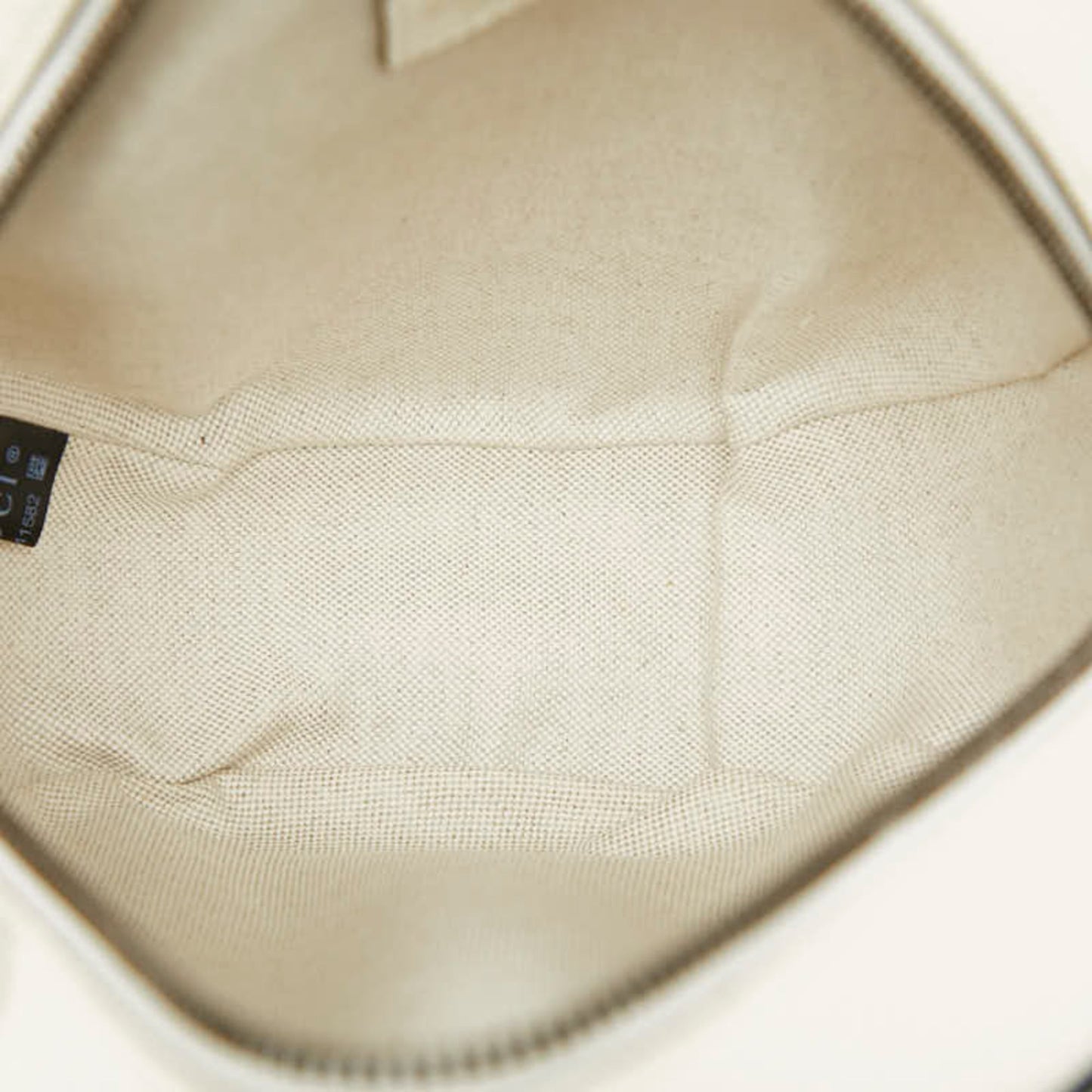 Gucci Black White Leather Shoulder Bag
