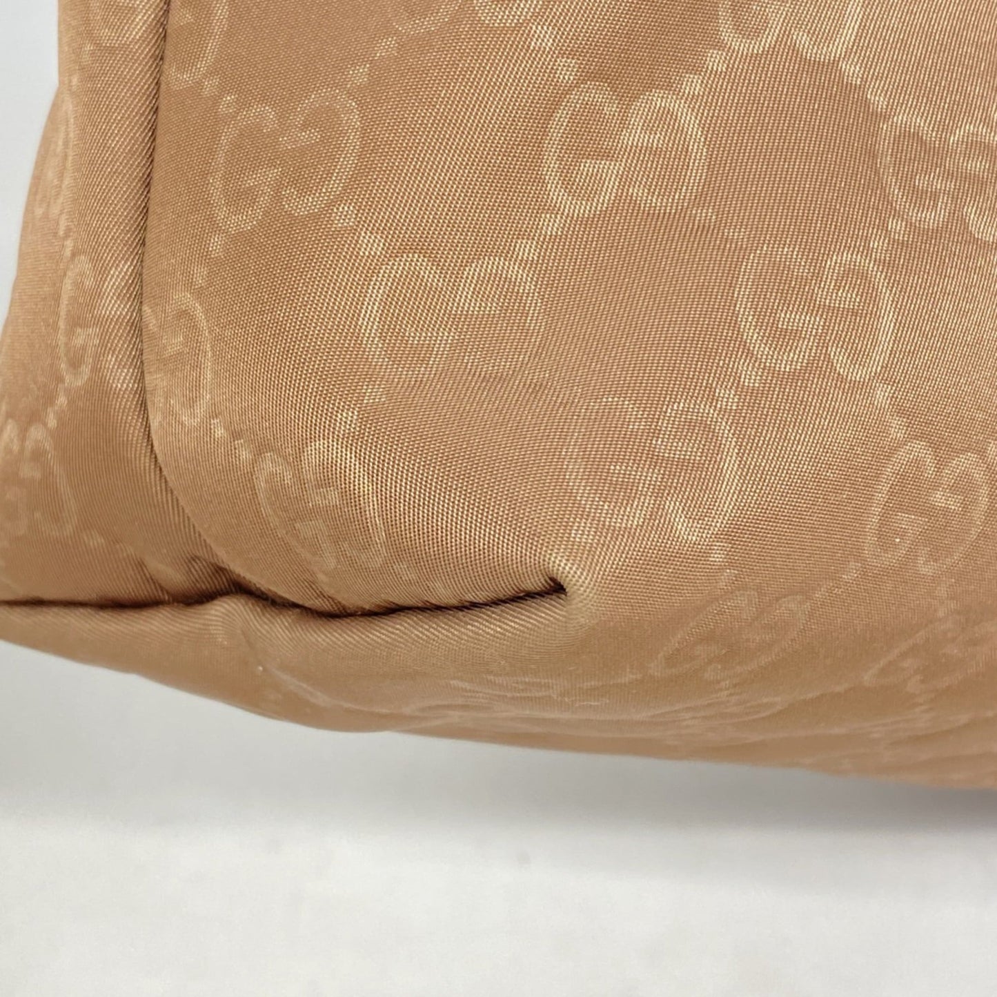 Gucci Brown Nylon Shoulder Bag