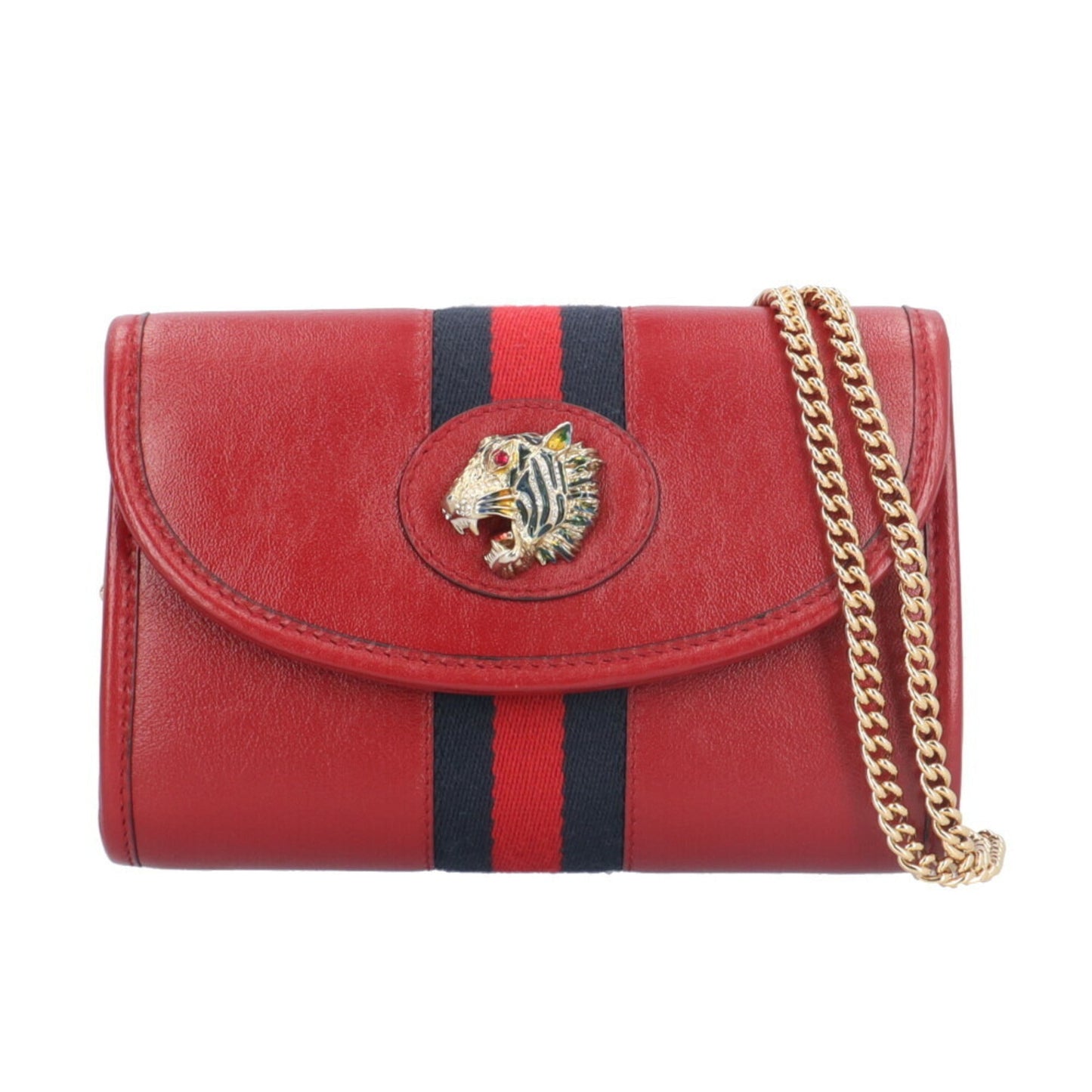 Gucci Red Color Leather Shoulder Bag