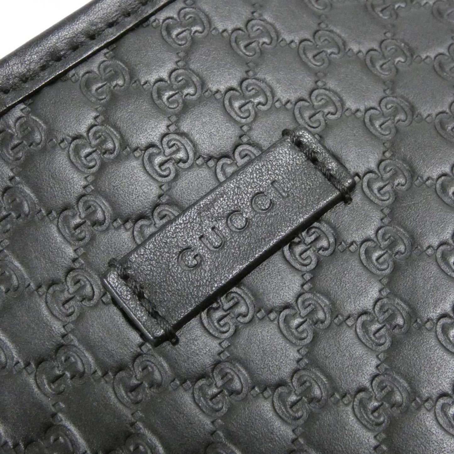 Gucci Microguccissima Black Micro Gg Leather Leather Handbag