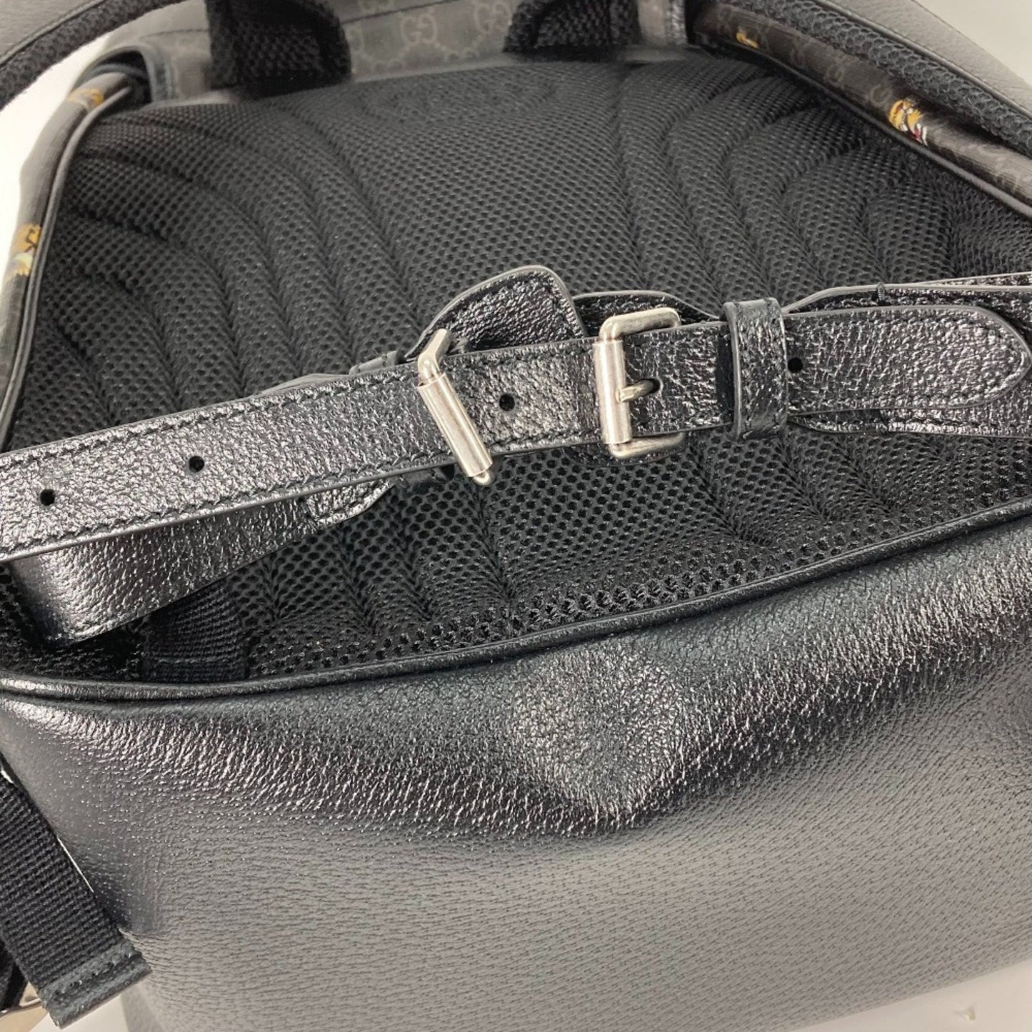 Gucci Black Gg Supreme Backpack