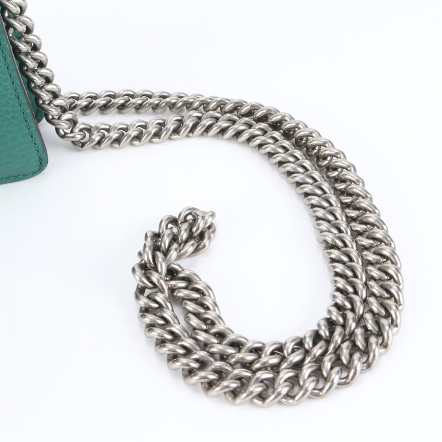 Gucci Green Leather Shoulder Bag