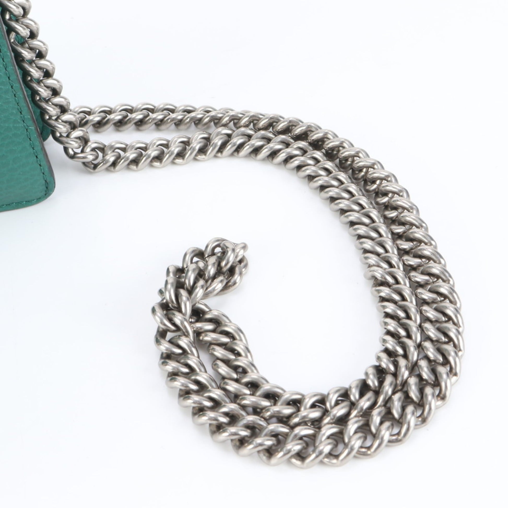 Gucci Green Leather Shoulder Bag