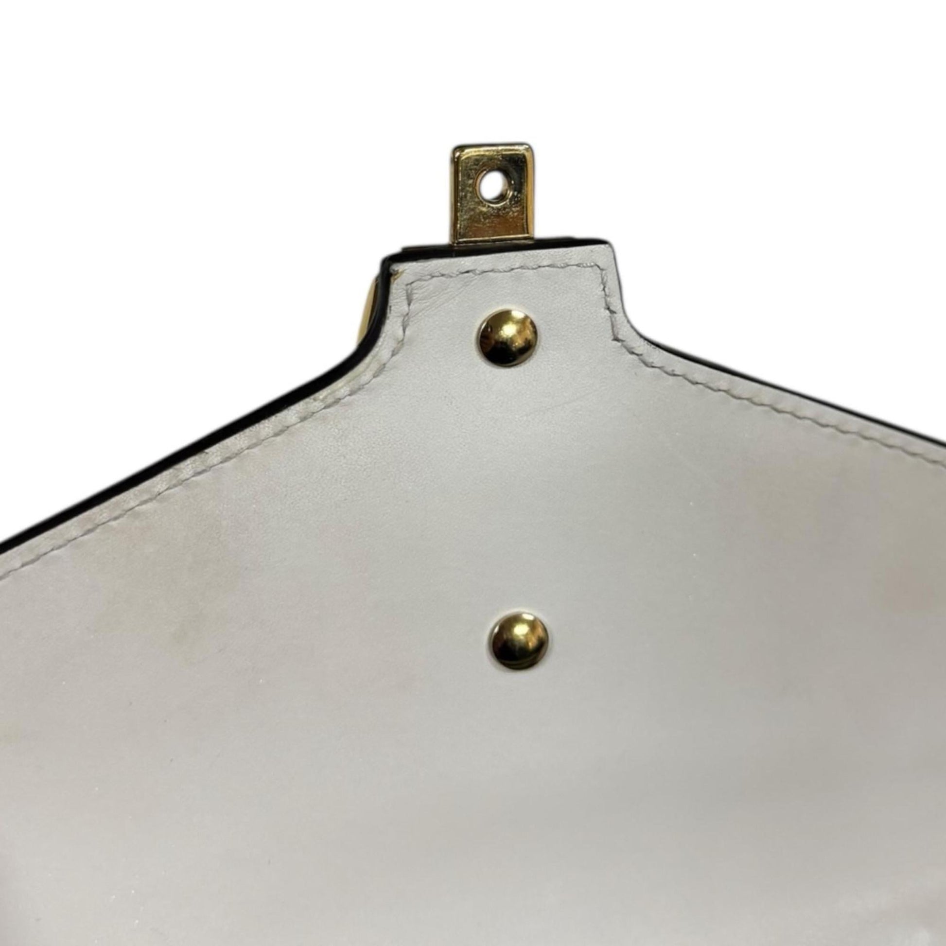 Gucci Ivory White Leather Shoulder Bag