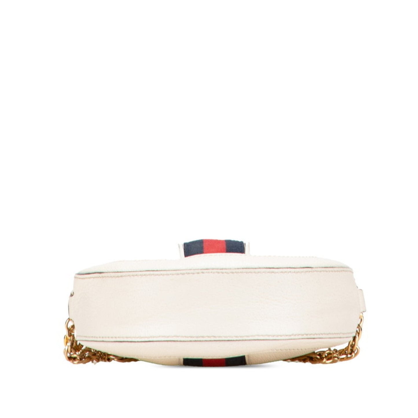 Gucci Ophidia Navy Red Color White Leather Shoulder Bag
